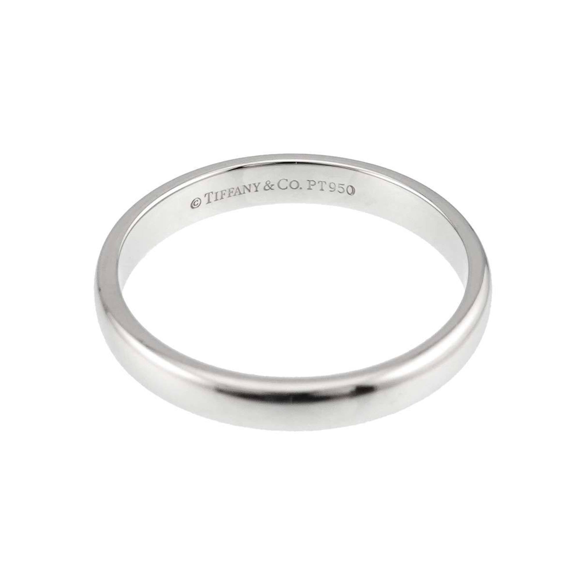 Tiffany Platinum Platinum 950 Band Ring (Pre-Owned)