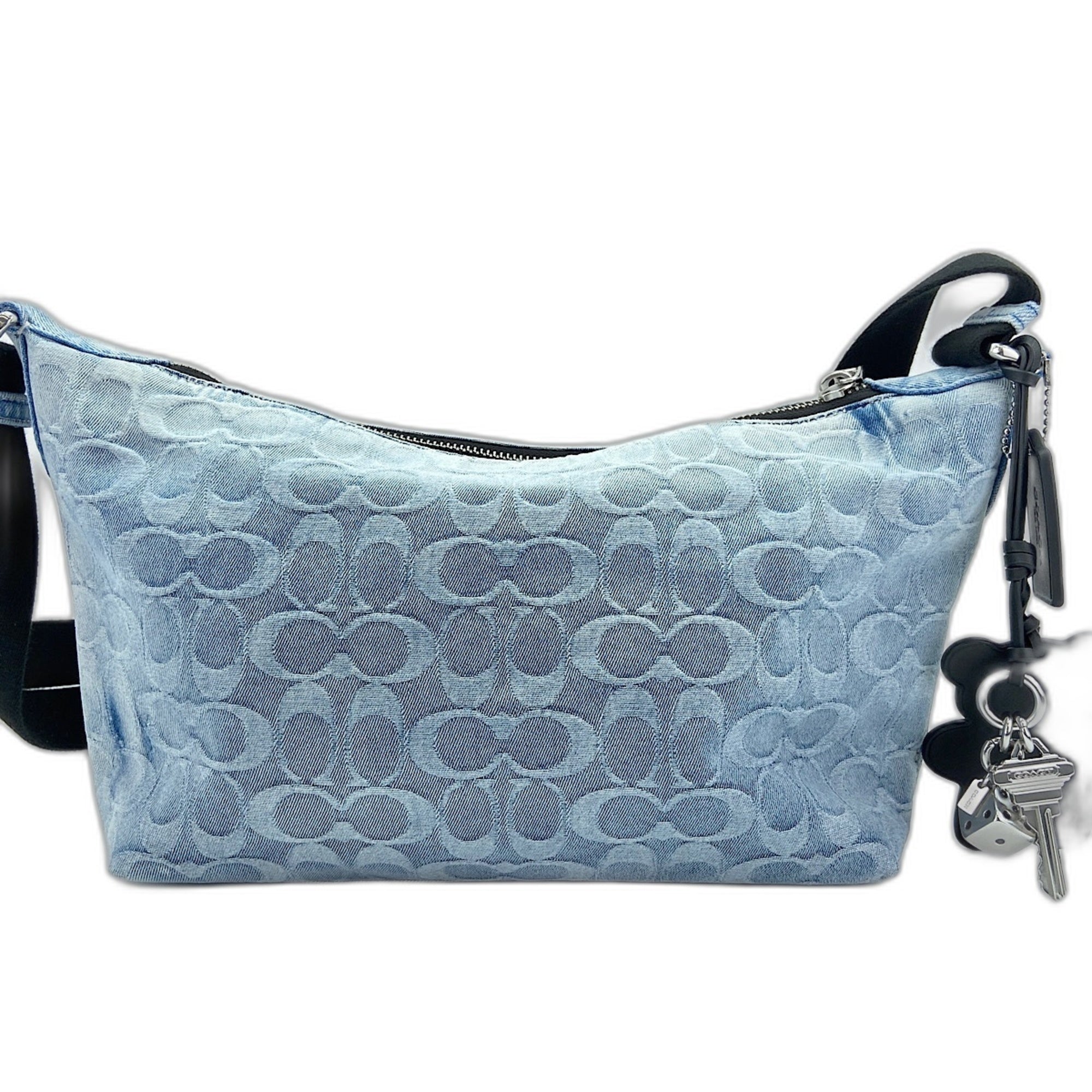 Coach Blue Shoulder Bag (Pre-Owned)
