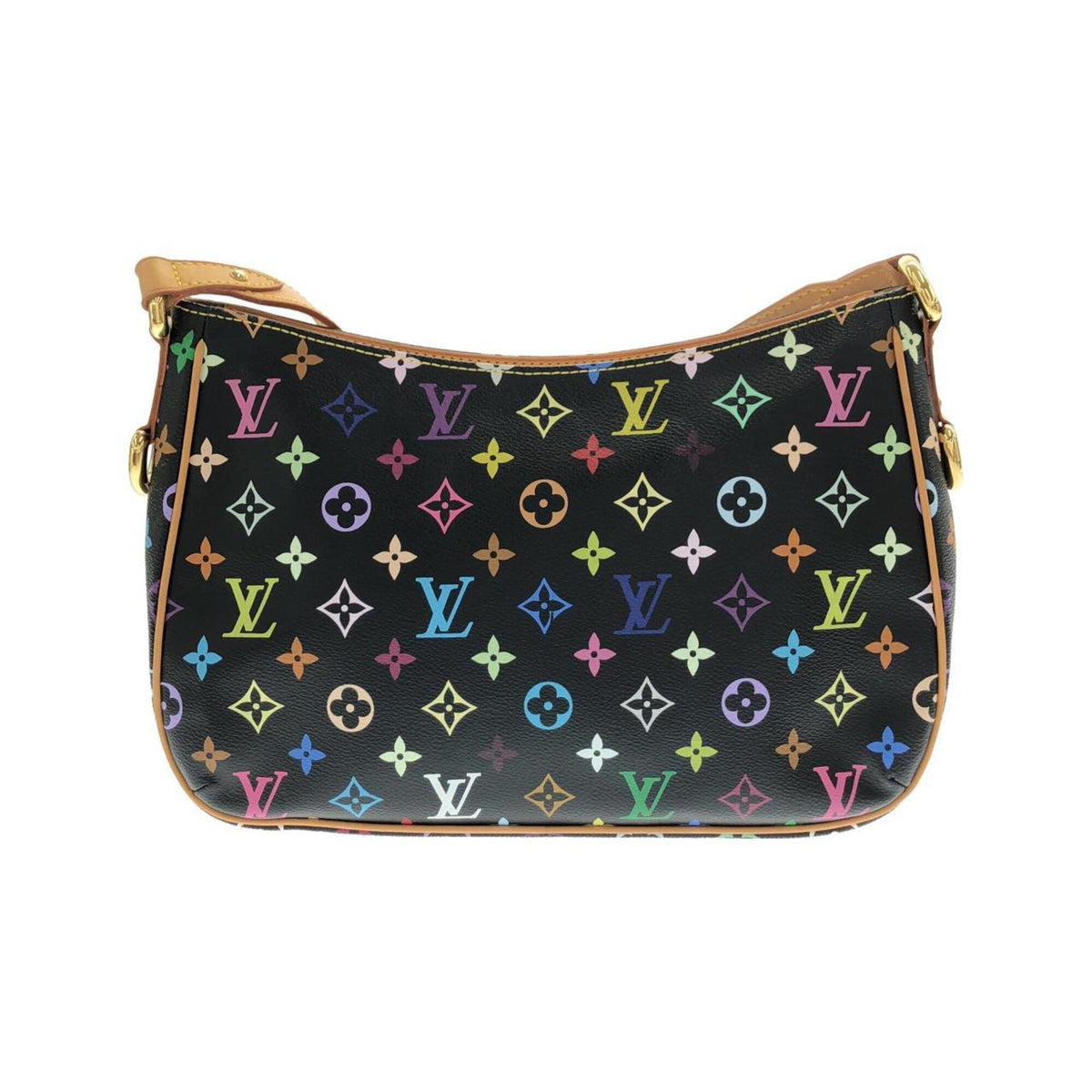 Louis Vuitton Black Coated Canvas Shoulder Bag (Pre-Owned)