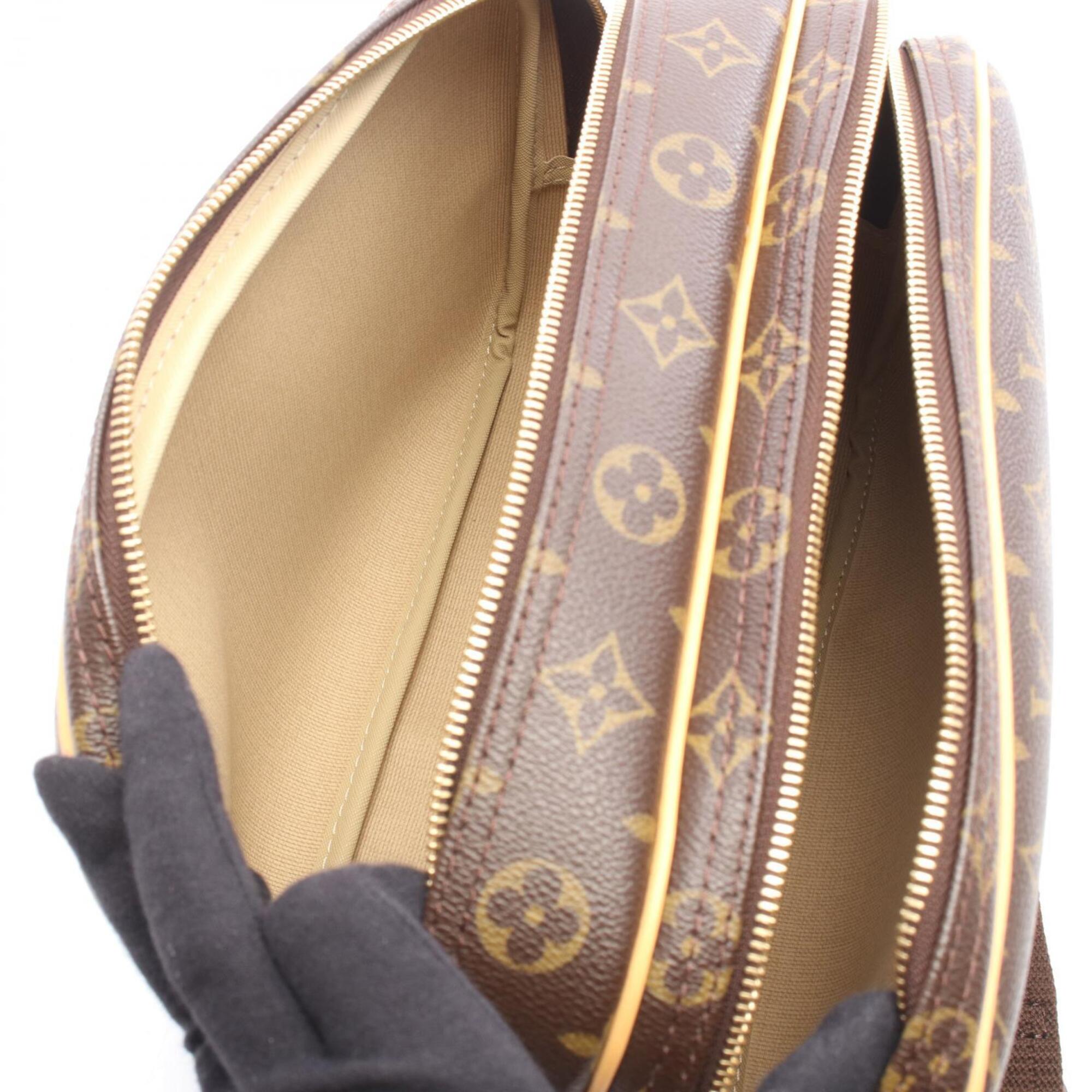 Louis Vuitton Brown Coated Canvas Monogram Pvc Leather Handbag Shoulder Bag (Pre-Owned)
