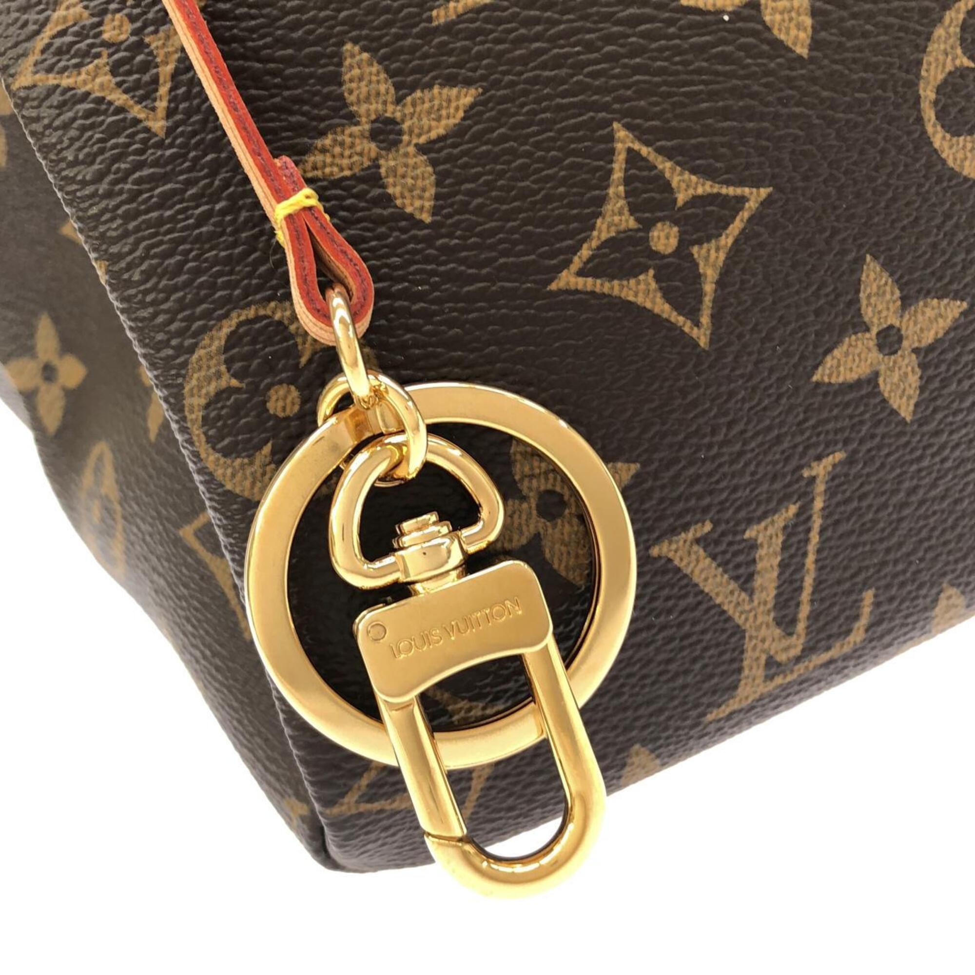 Louis Vuitton Marron Coated Canvas Shoulder Bag (Pre-Owned)