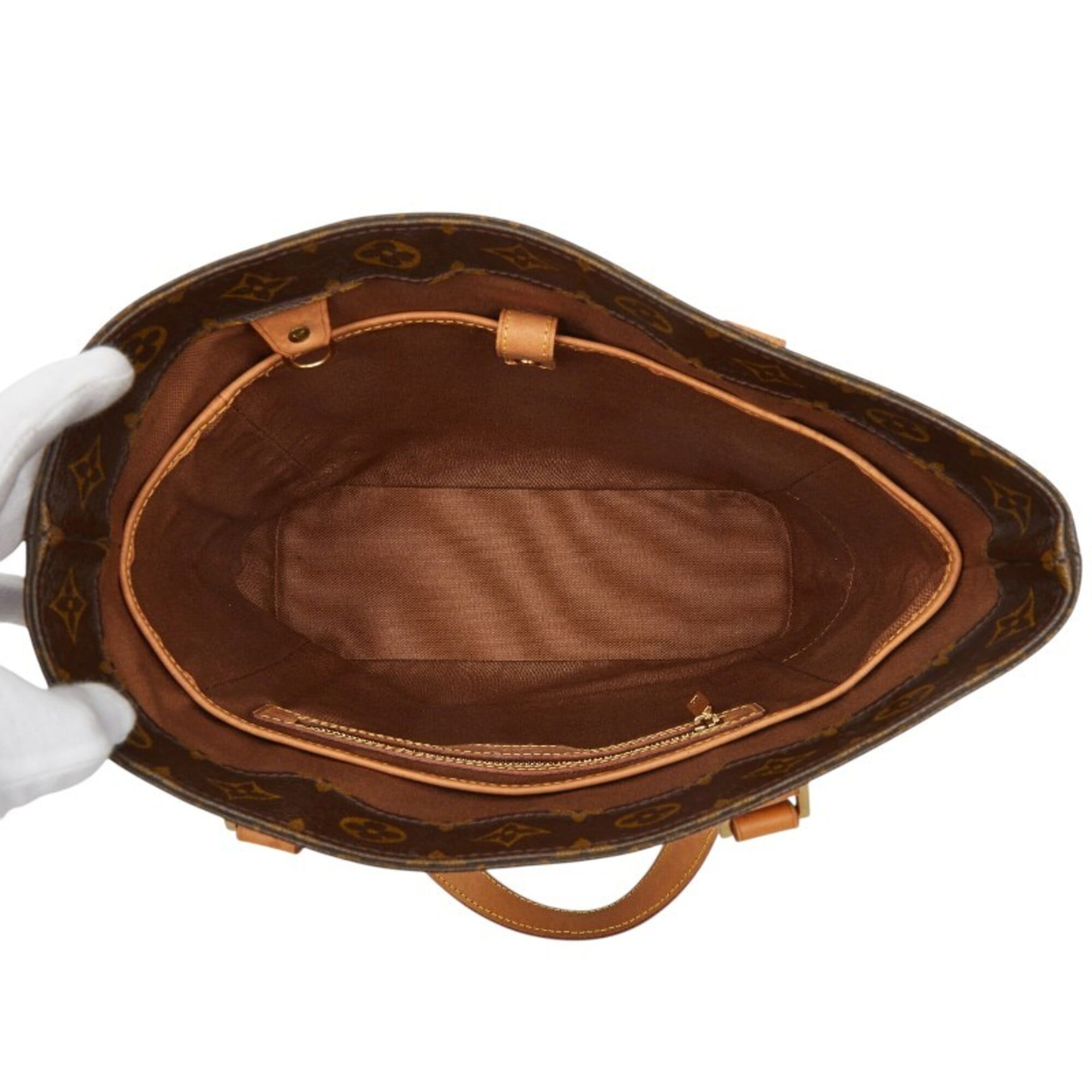 Louis Vuitton Brown Pvc Leather Tote Bag (Pre-Owned)