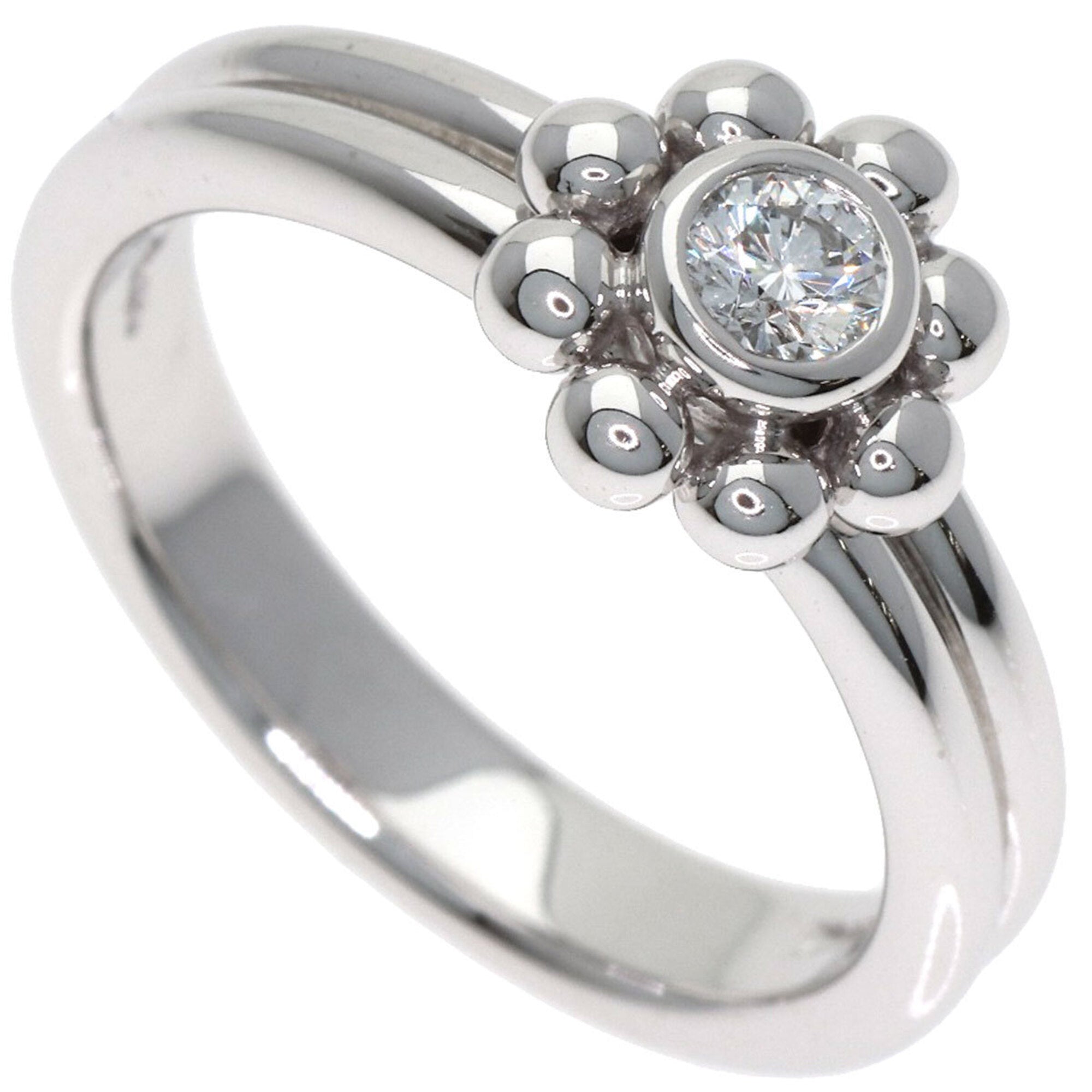 Tiffany White Gold White Gold (18K) Band Ring (Pre-Owned)