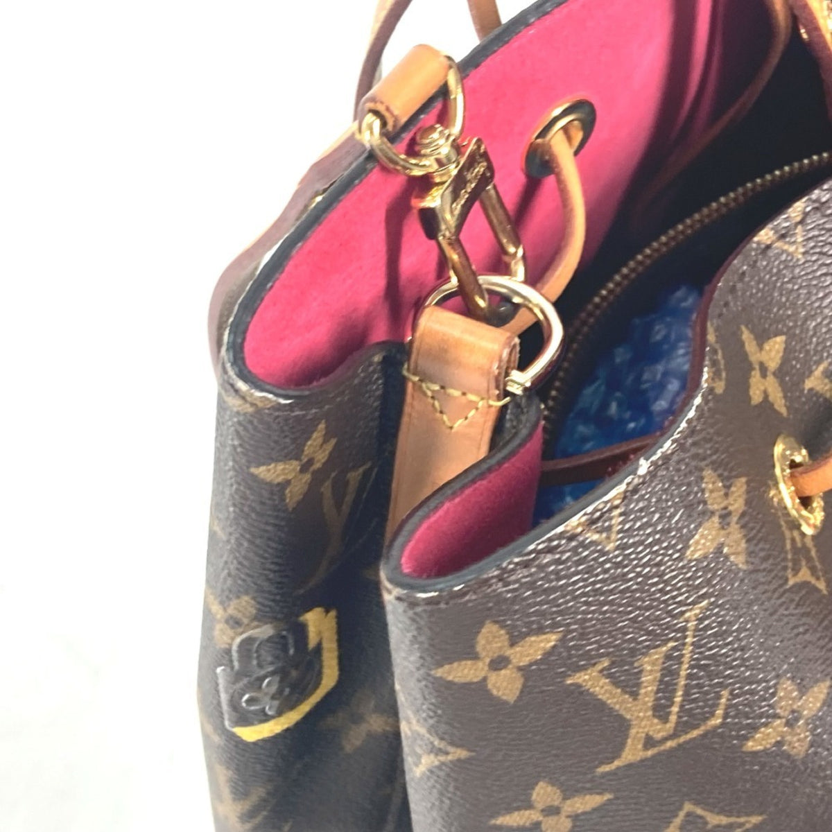 Louis Vuitton Brown Monogram Canvas Shoulder Bag (Pre-Owned)