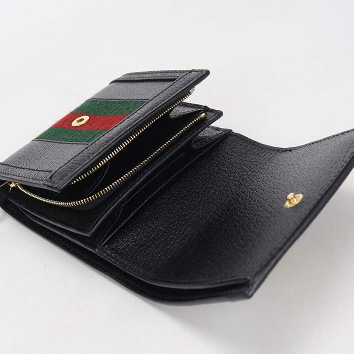 Gucci Black Leather Wallet (Bi-Fold) (Pre-Owned)