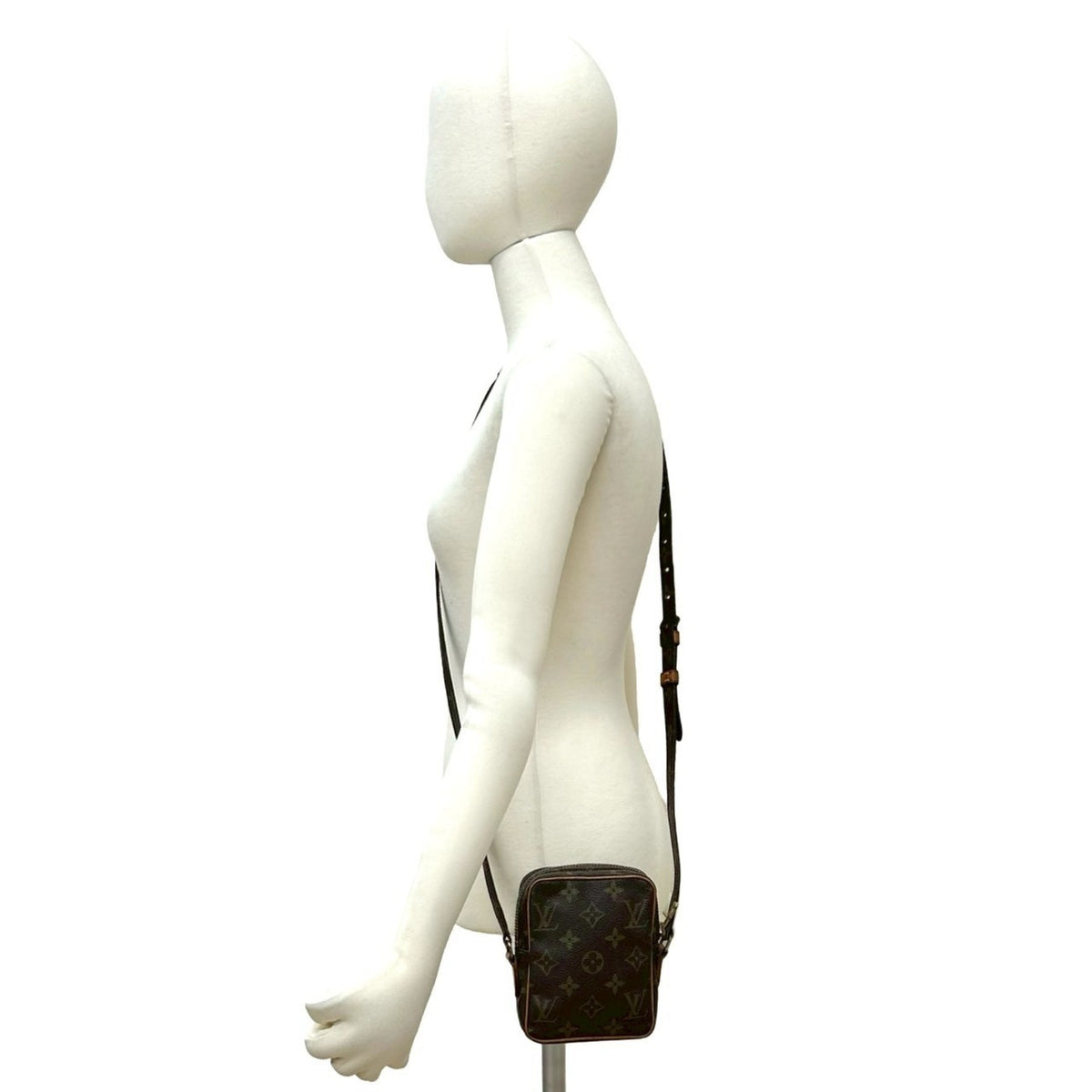 Louis Vuitton Brown Leather Pvc Pochette Shoulder Bag (Pre-Owned)