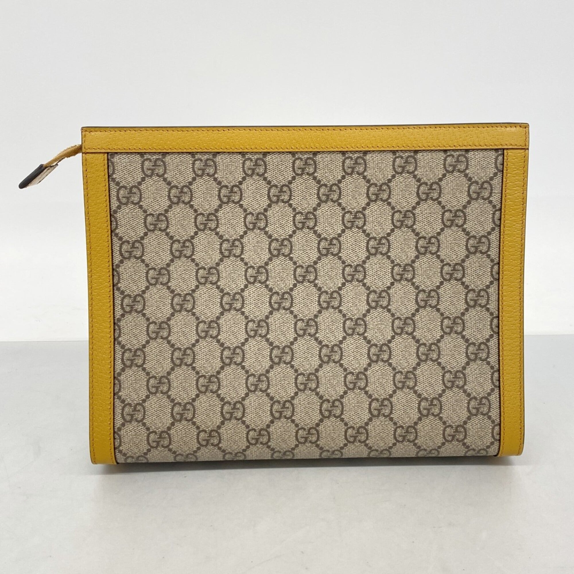 Gucci Brown Pvc Clutch Bag (Pre-Owned)