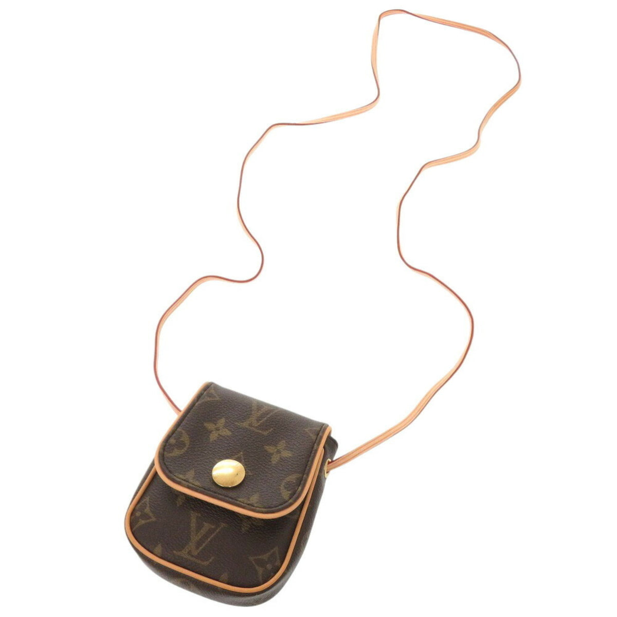 Louis Vuitton Brown Monogram Pochette Shoulder Bag (Pre-Owned)