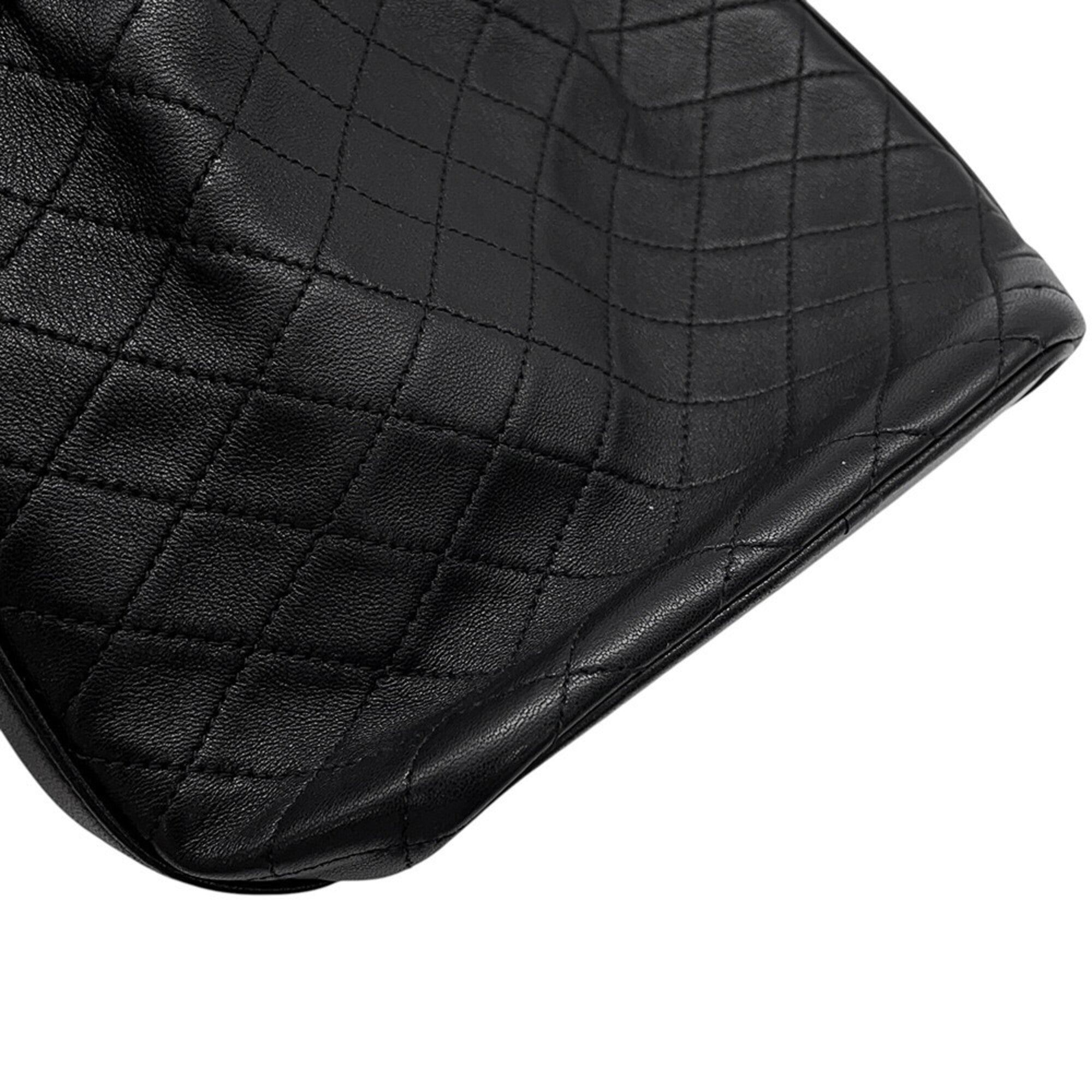 Saint Laurent Black Leather Handbag Shoulder Bag (Pre-Owned)