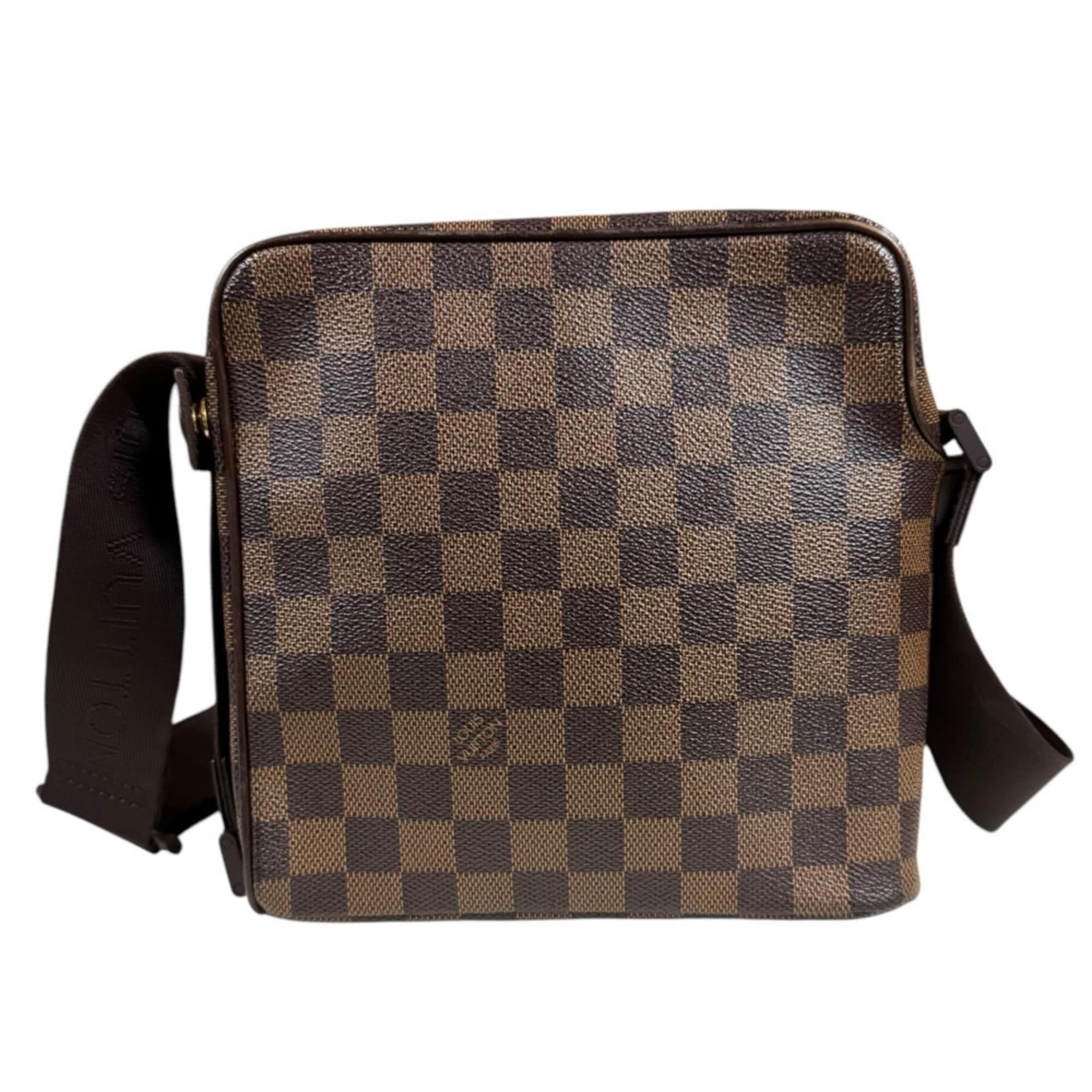Louis Vuitton Damier Brown Damier Canvas Shoulder Bag (Pre-Owned)