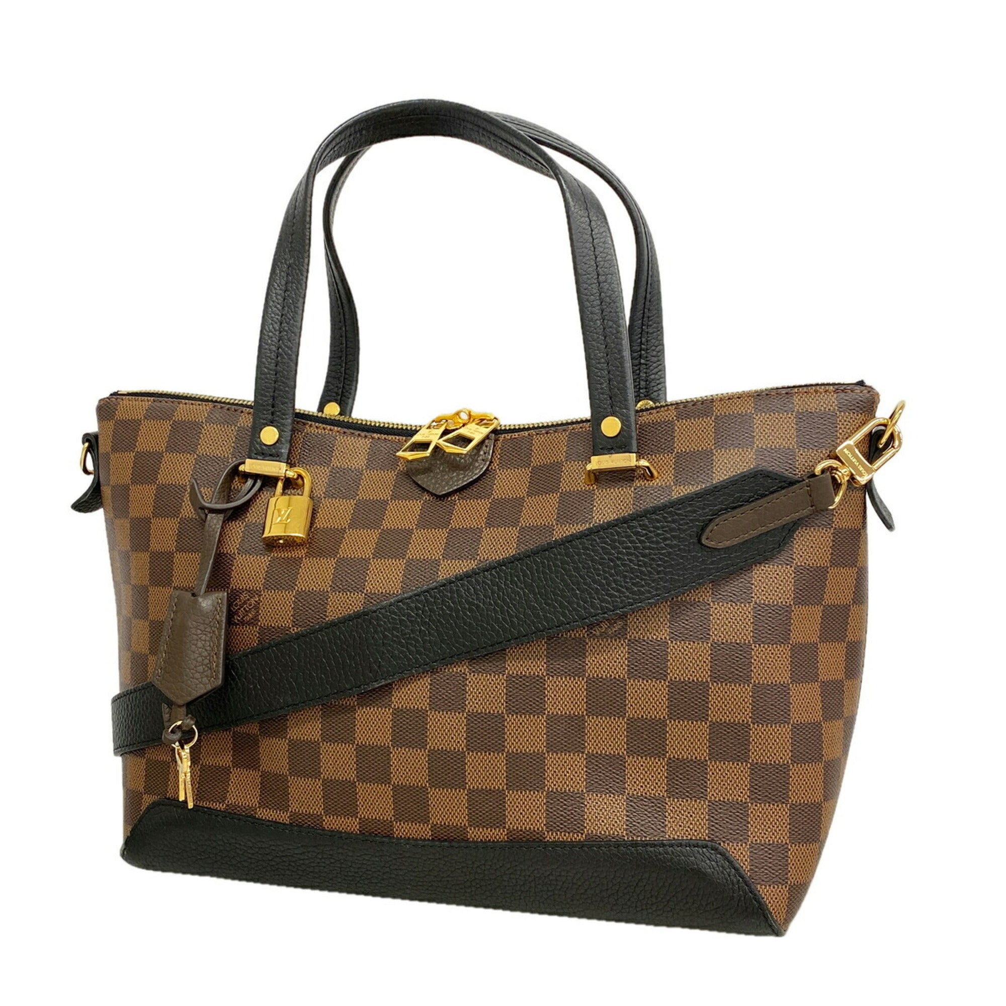Louis Vuitton Ebene Noir Handbag (Pre-Owned)