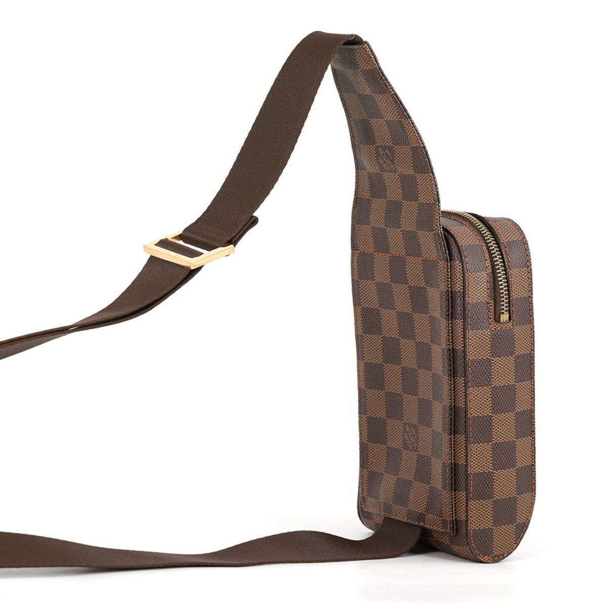 Louis Vuitton Damier Brown Damier Canvas Ebene Shoulder Bag Sling Bag (Pre-Owned)