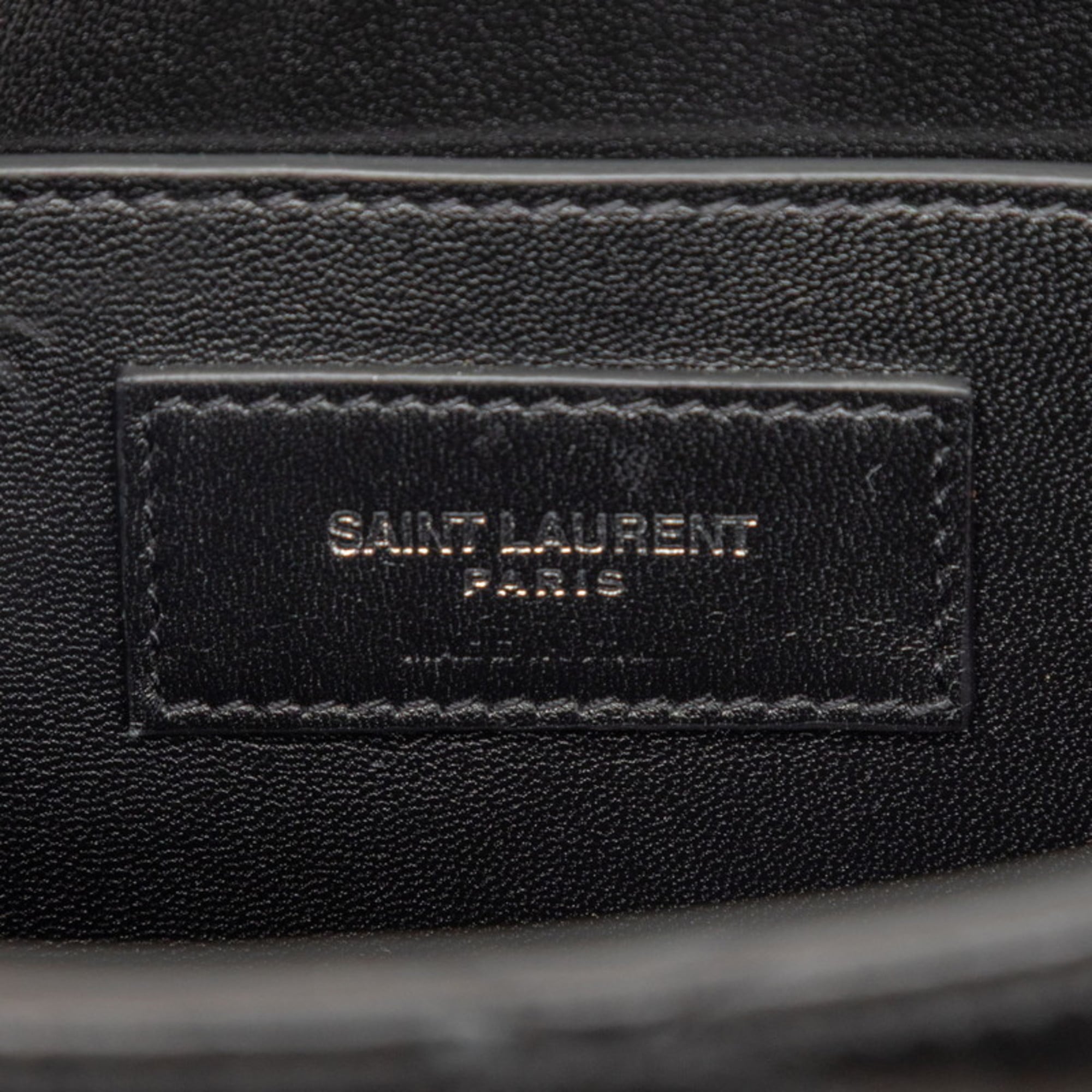 Saint Laurent Black Leather Shoulder Bag (Pre-Owned)