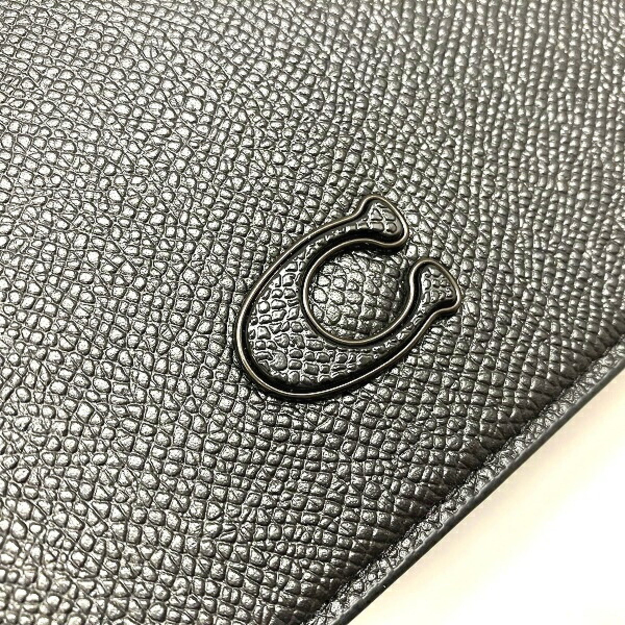 Coach Black Leather Handbag Pouch (Pre-Owned)