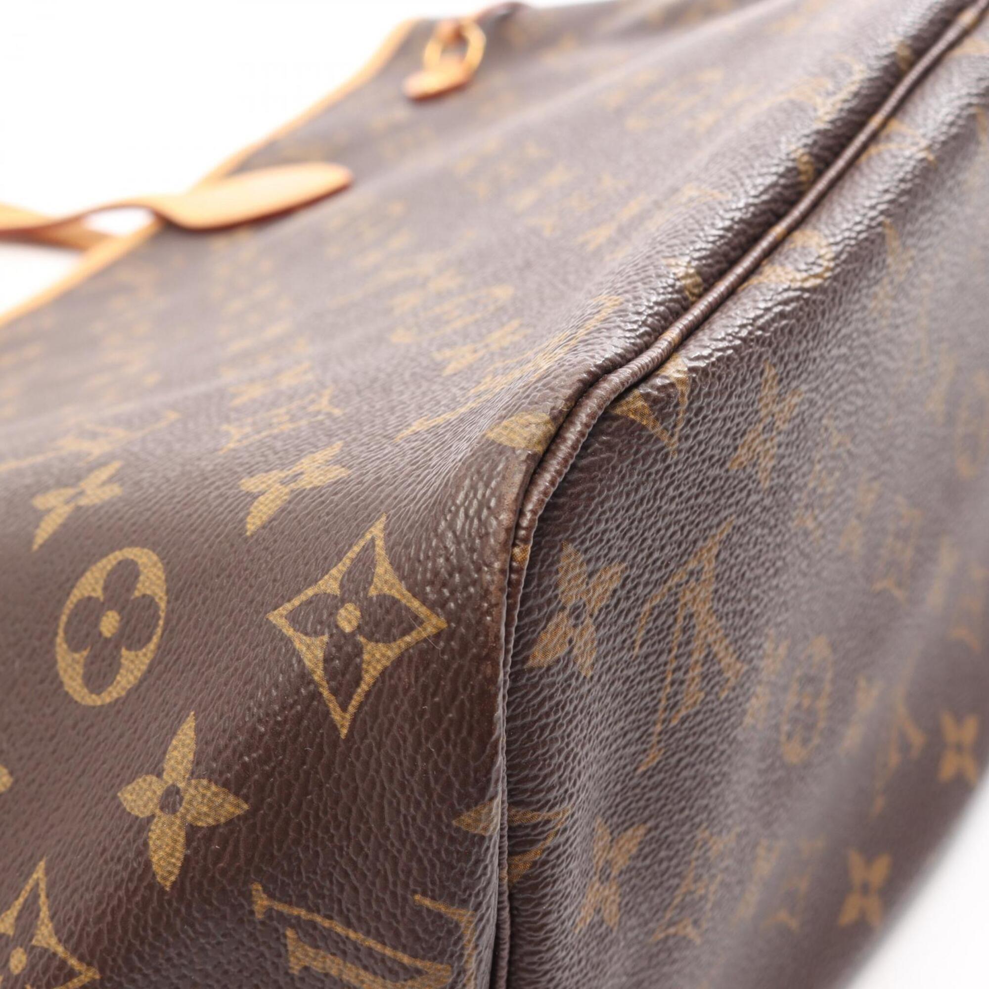 Louis Vuitton Brown Coated Canvas Pvc Monogram Leather Handbag Tote Bag (Pre-Owned)