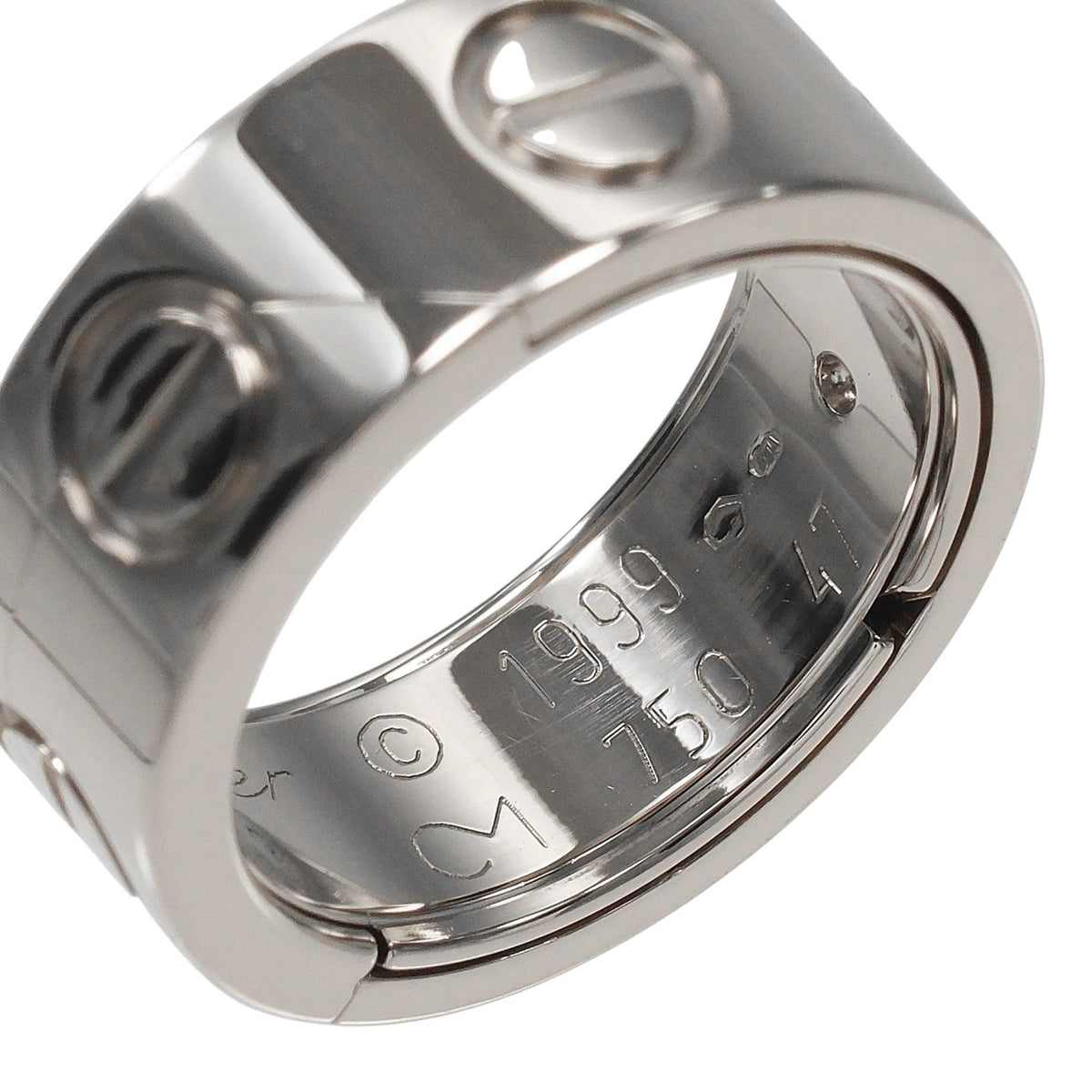 Cartier White Gold (18K) Band Ring (Pre-Owned)