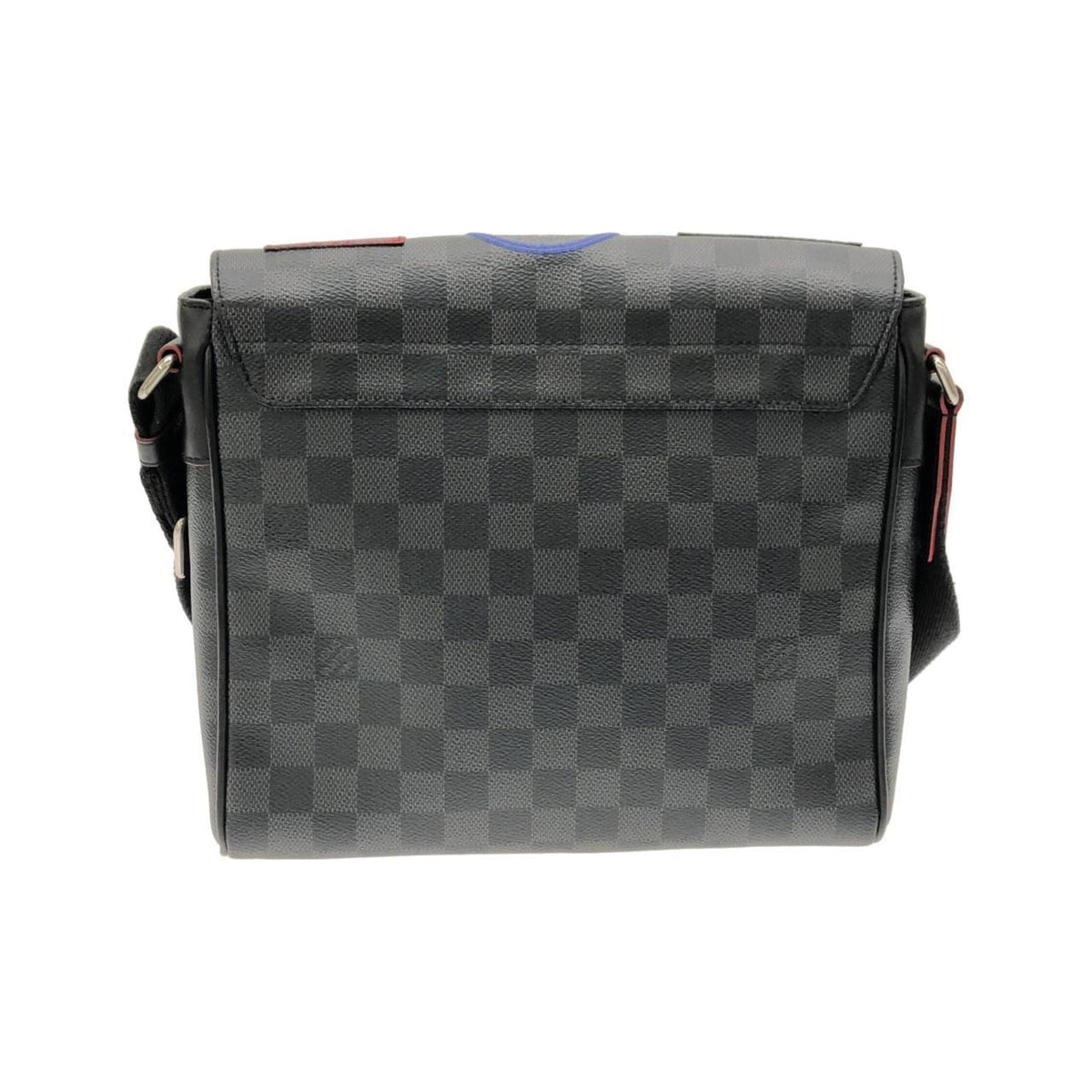 Louis Vuitton Graphite Coated Canvas Shoulder Bag (Pre-Owned)