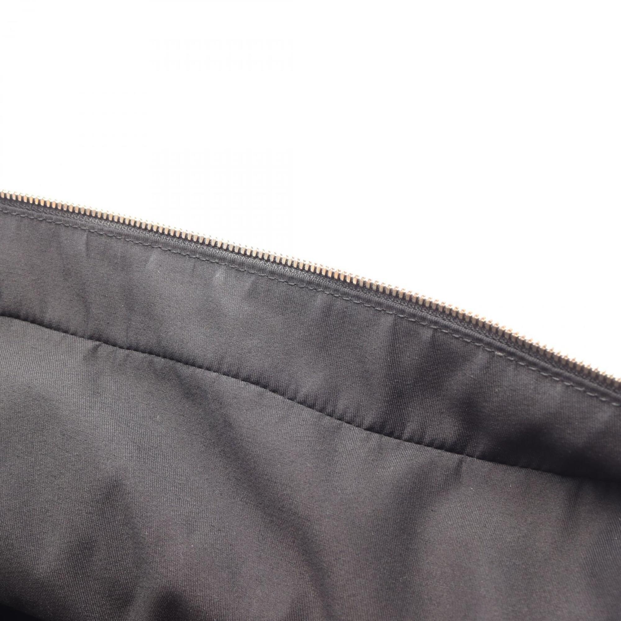 Gucci Black Navy Gg Canvas Leather Handbag Shoulder Bag (Pre-Owned)
