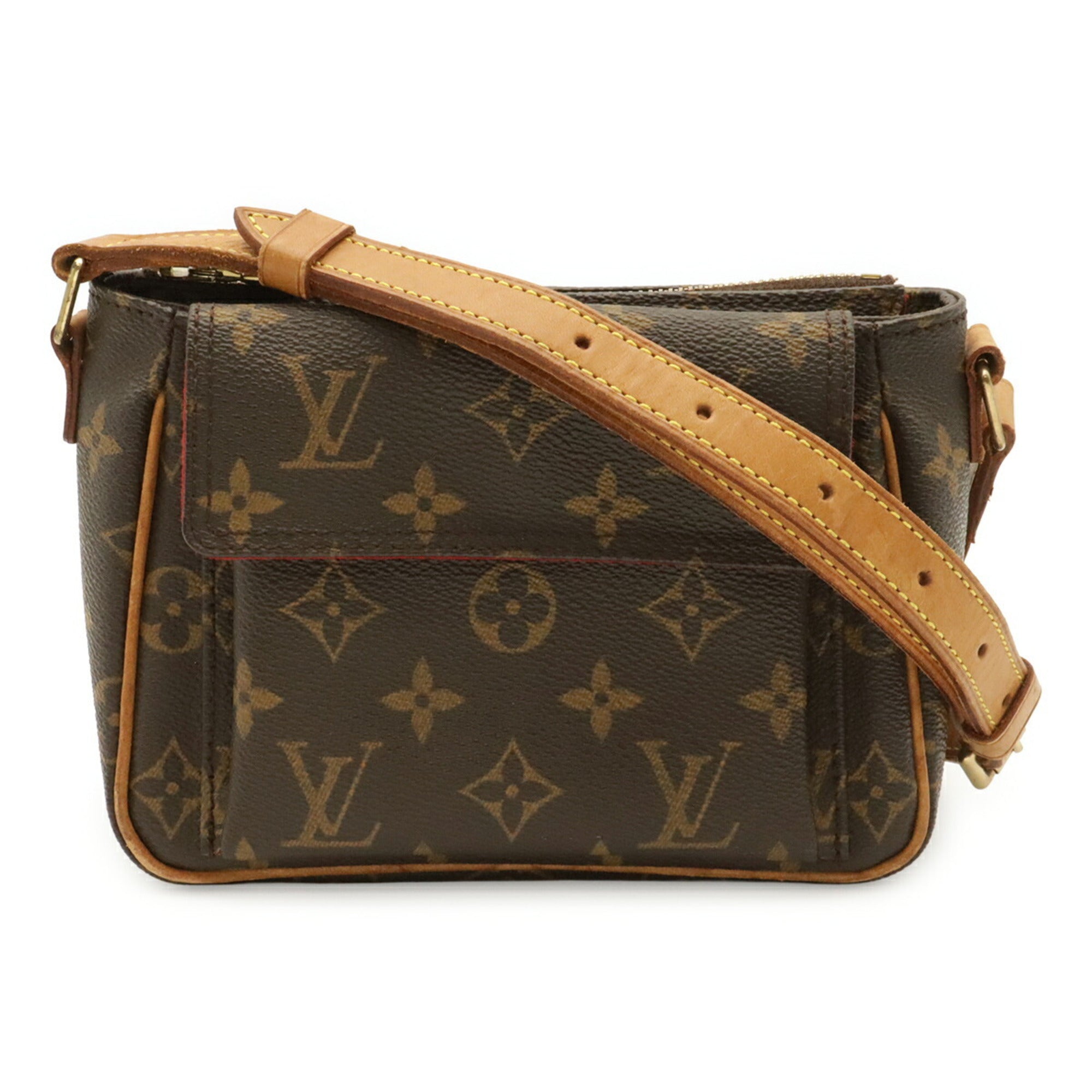 Louis Vuitton Brown Monogram Canvas Pochette Shoulder Bag (Pre-Owned)