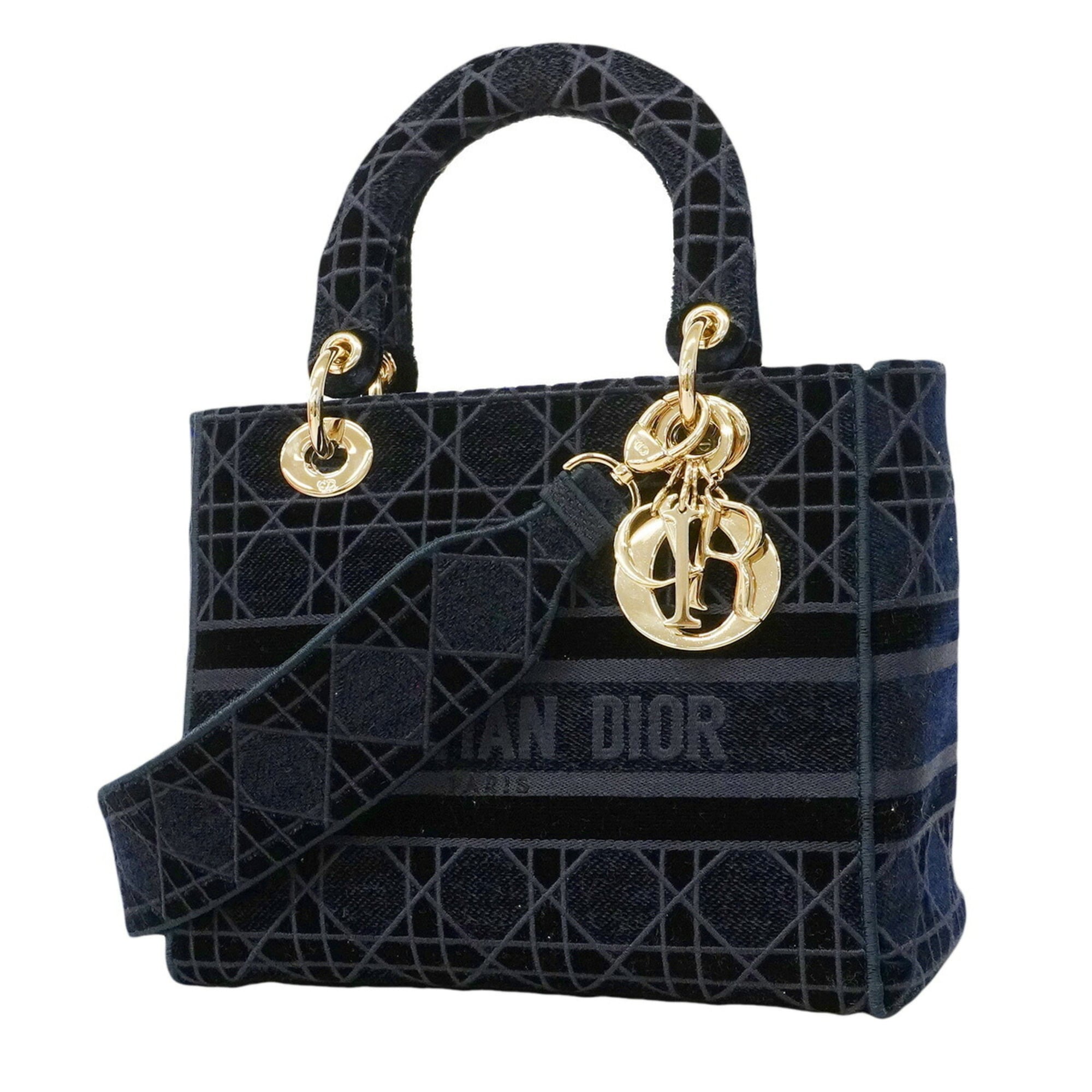 Christian Dior Navy Handbag (Pre-Owned)