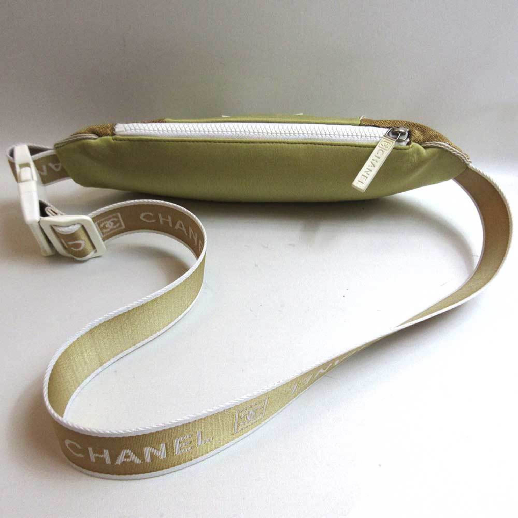 Chanel Sport Beige Nylon Sling Bag (Pre-Owned)