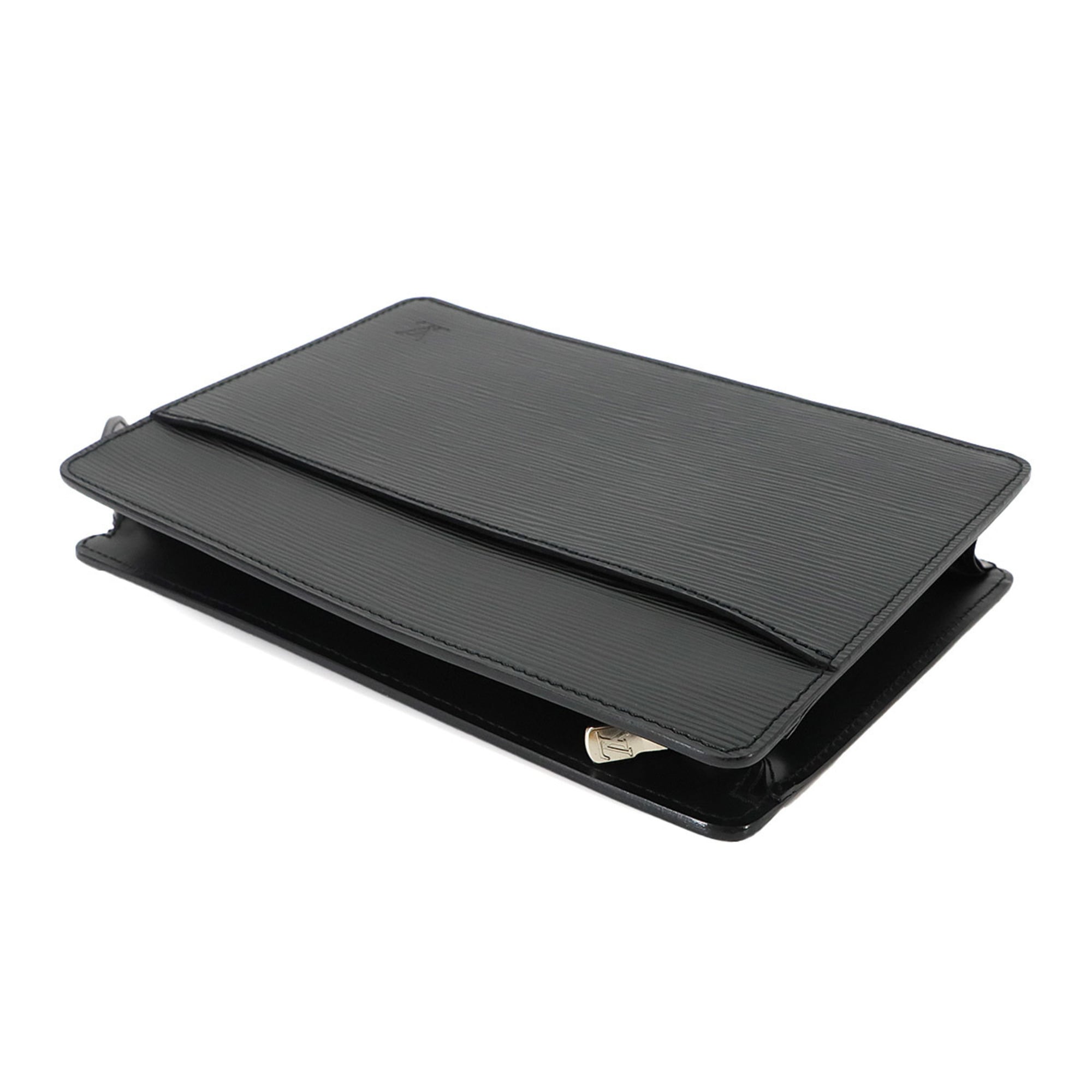 Louis Vuitton Noir Epi Leather Clutch Bag Handbag Pochette (Pre-Owned)
