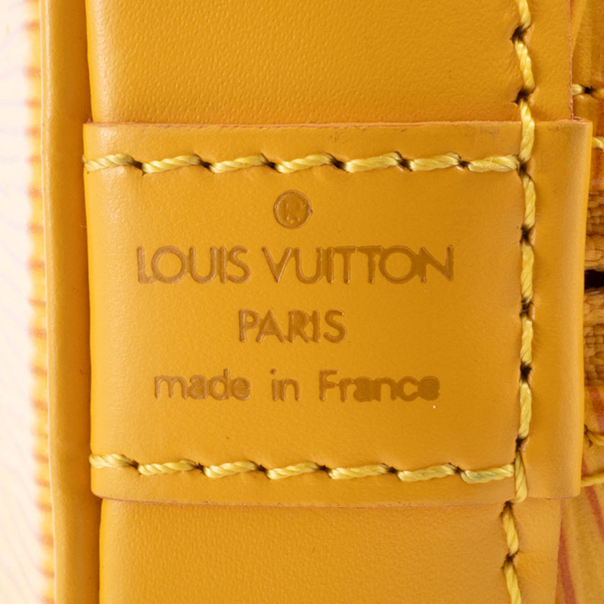 Louis Vuitton Yellow Epi Leather Handbag (Pre-Owned)