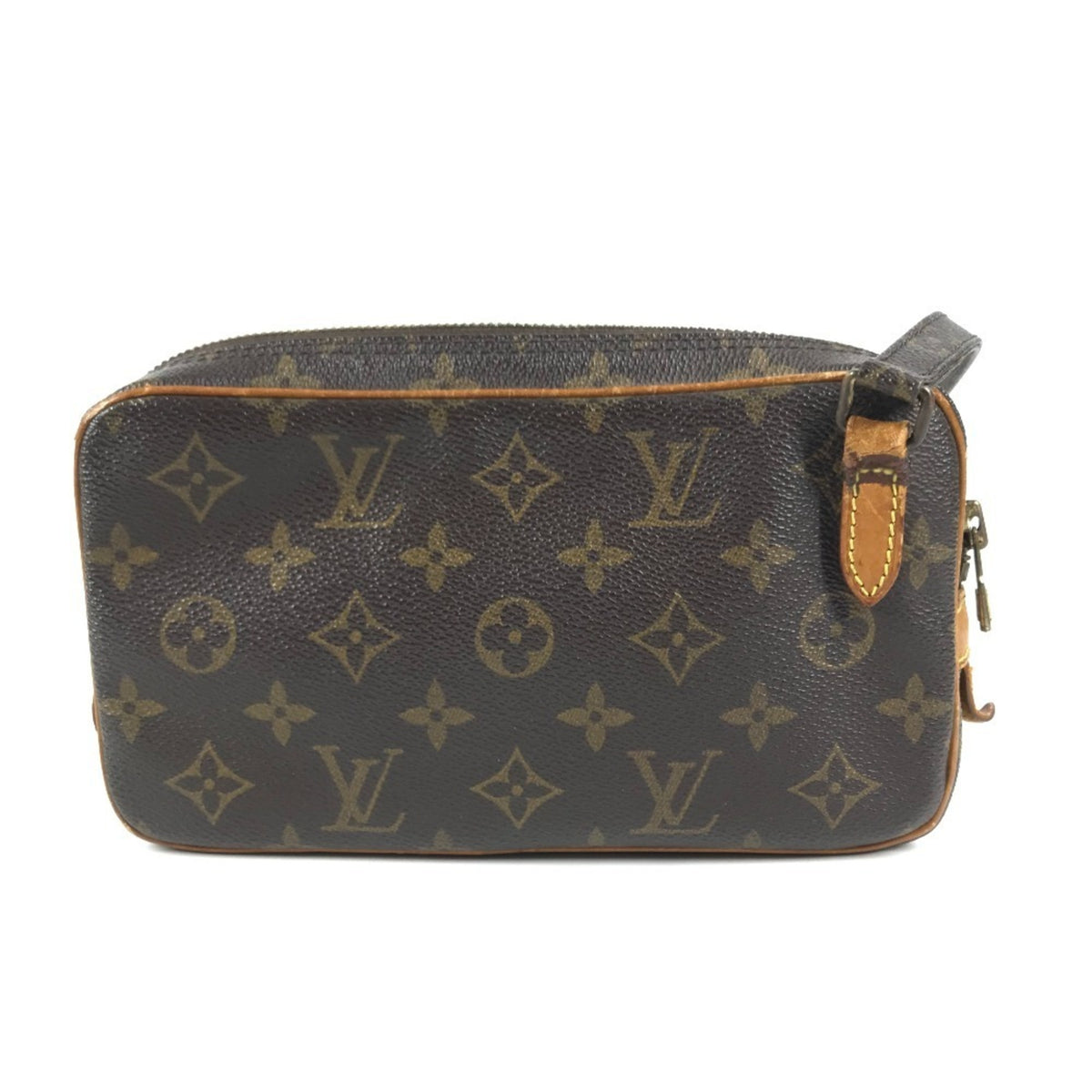 Louis Vuitton Monogram Brown Monogram Pochette Shoulder Bag (Pre-Owned)