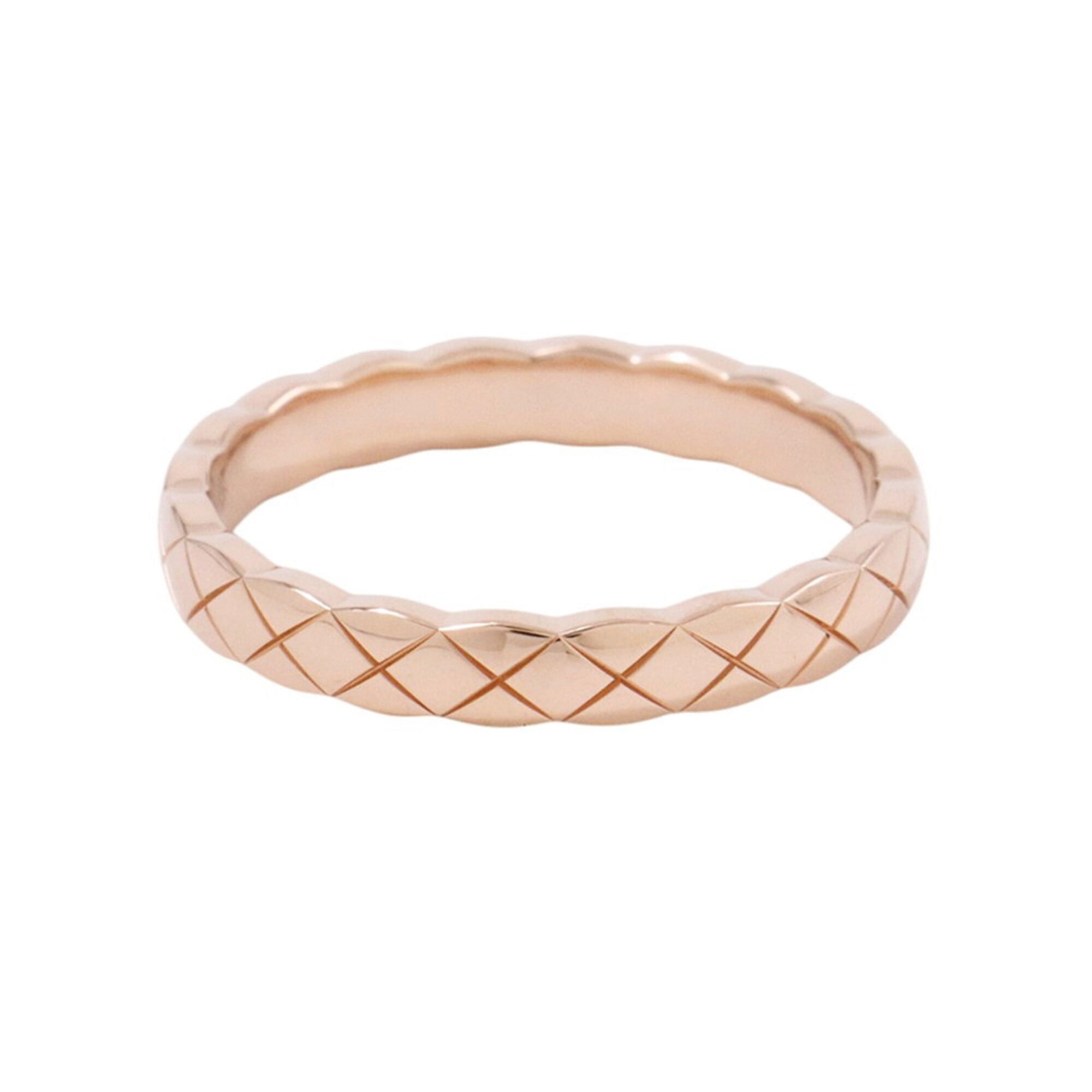 Chanel Pink Gold (18K) Band Ring (Pre-Owned)