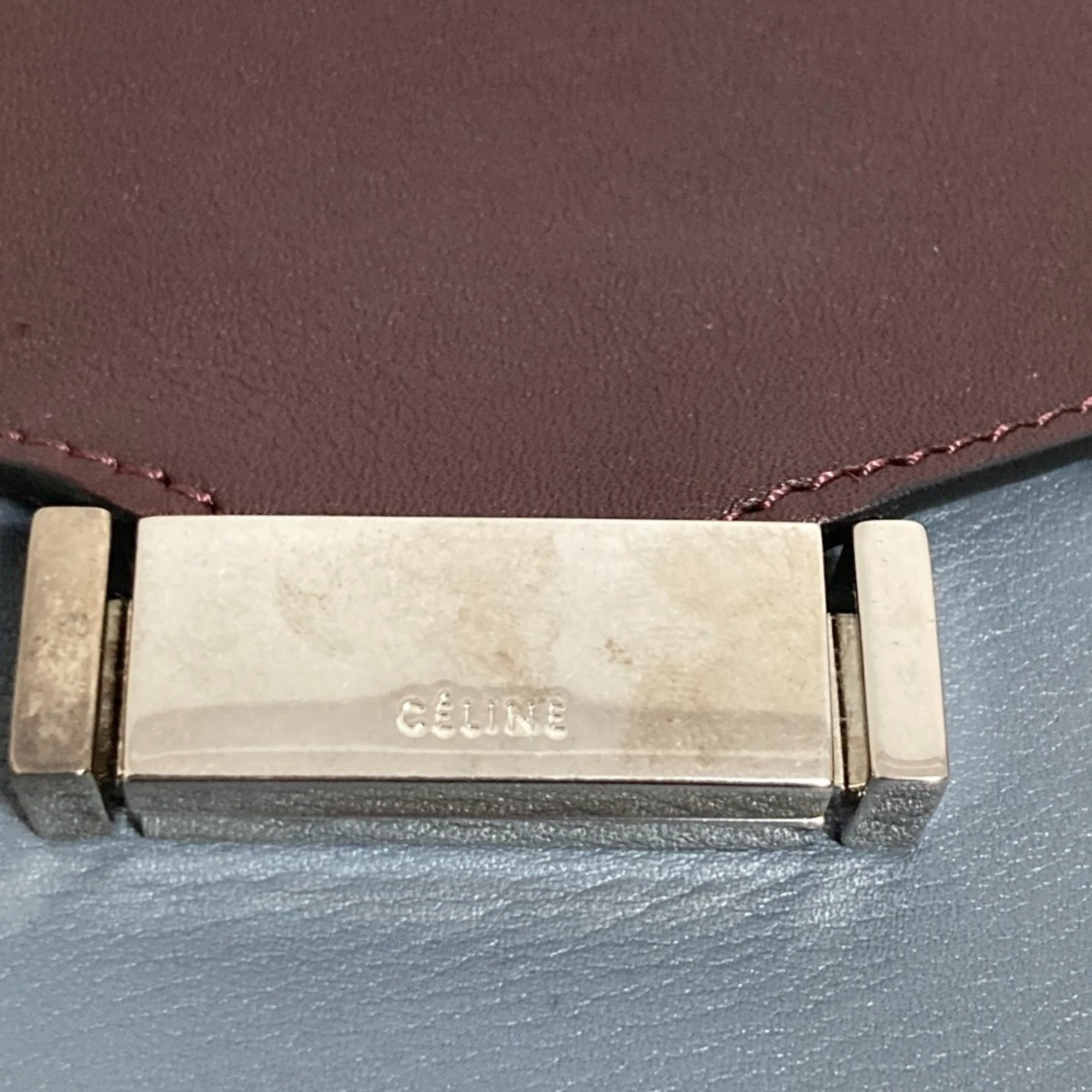 Celine Gray Yellow Shoulder Bag (Pre-Owned)