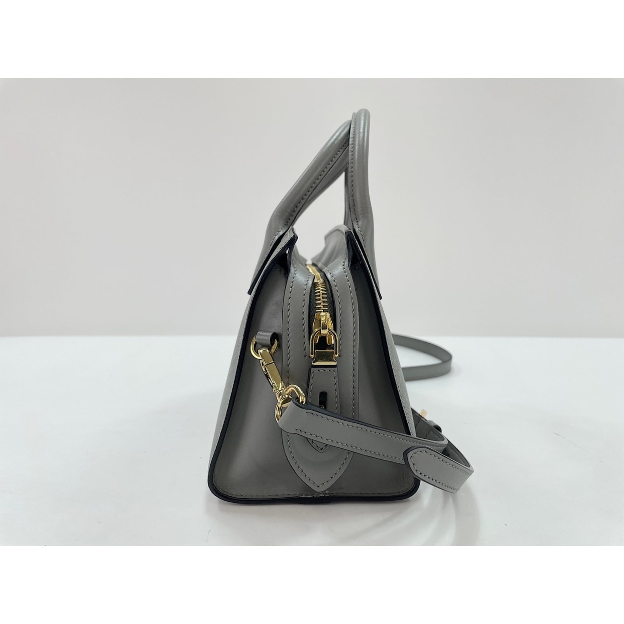 Prada Gray Shoulder Bag (Pre-Owned)