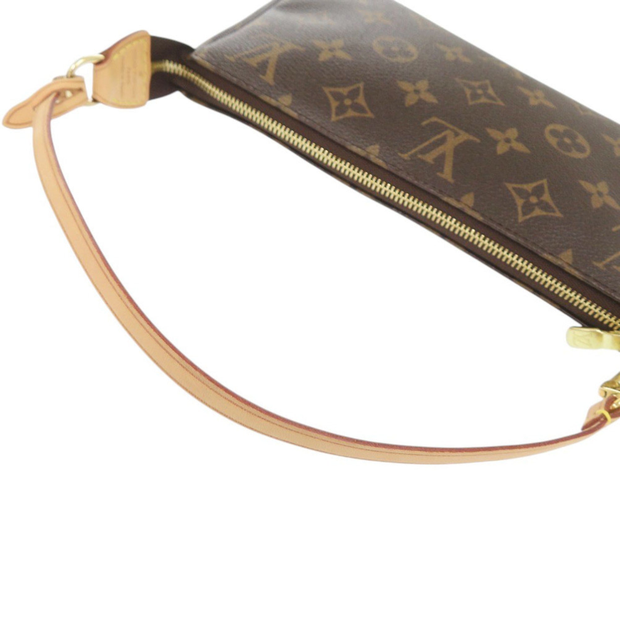 Louis Vuitton Brown Monogram Monogram Handbag Pochette Pouch (Pre-Owned)