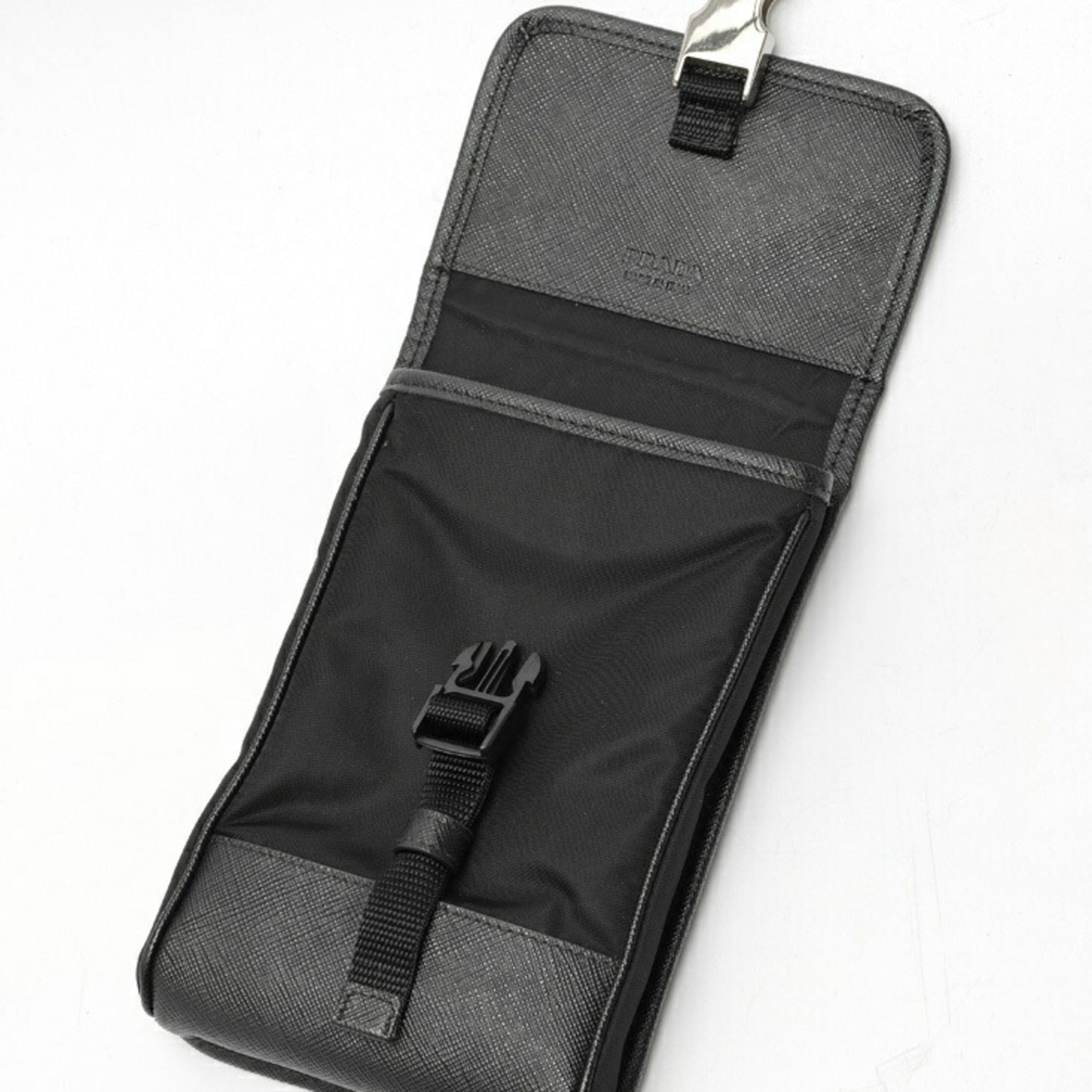Prada Black Nylon Phone Wallet (Pre-Owned)