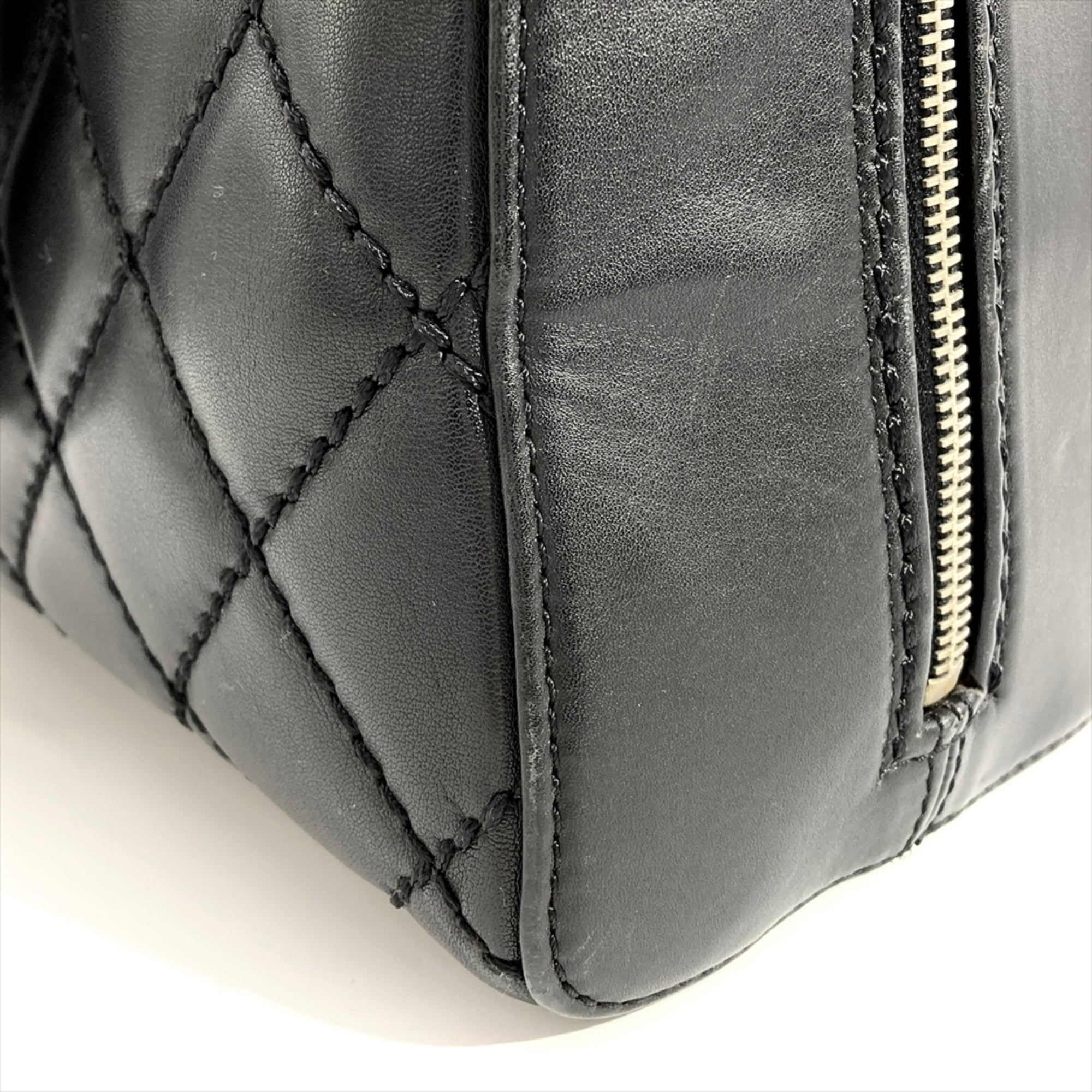Chanel Black Boston Bag Handbag (Pre-Owned)