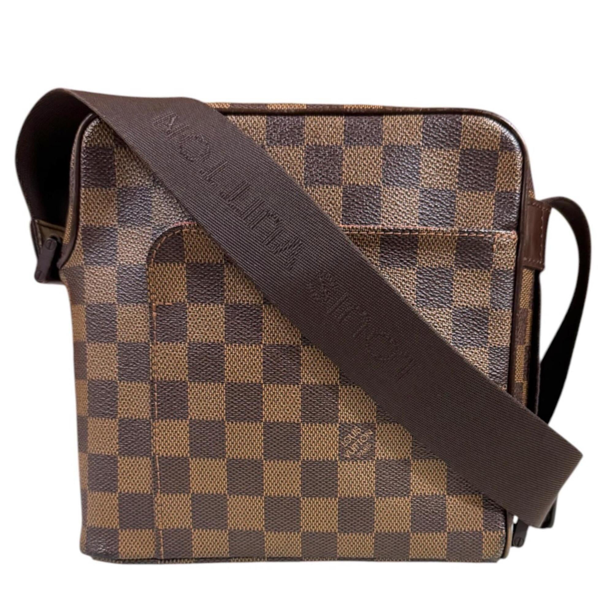 Louis Vuitton Damier Brown Damier Canvas Shoulder Bag (Pre-Owned)