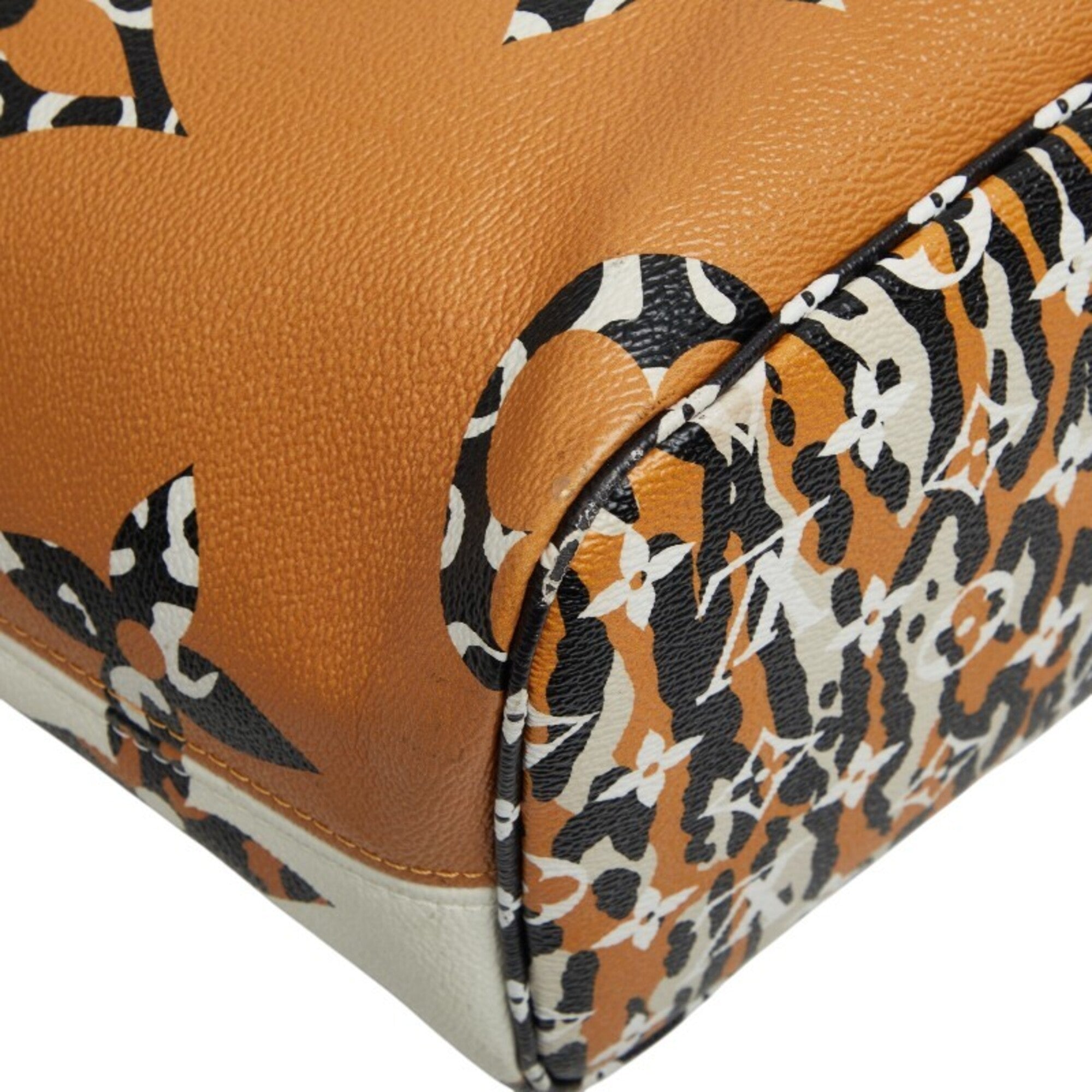 Louis Vuitton Camel Ivory Multi-Color Pvc Leather Pouch Shoulder Bag Tote Bag (Pre-Owned)