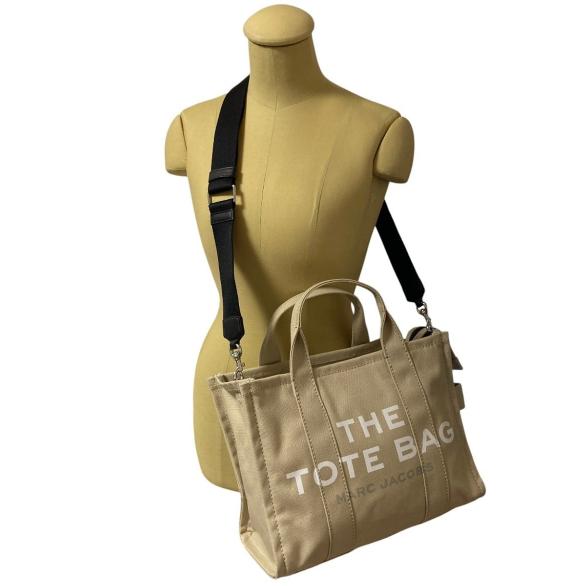 Marc Jacobs Beige Canvas Handbag Tote Bag (Pre-Owned)