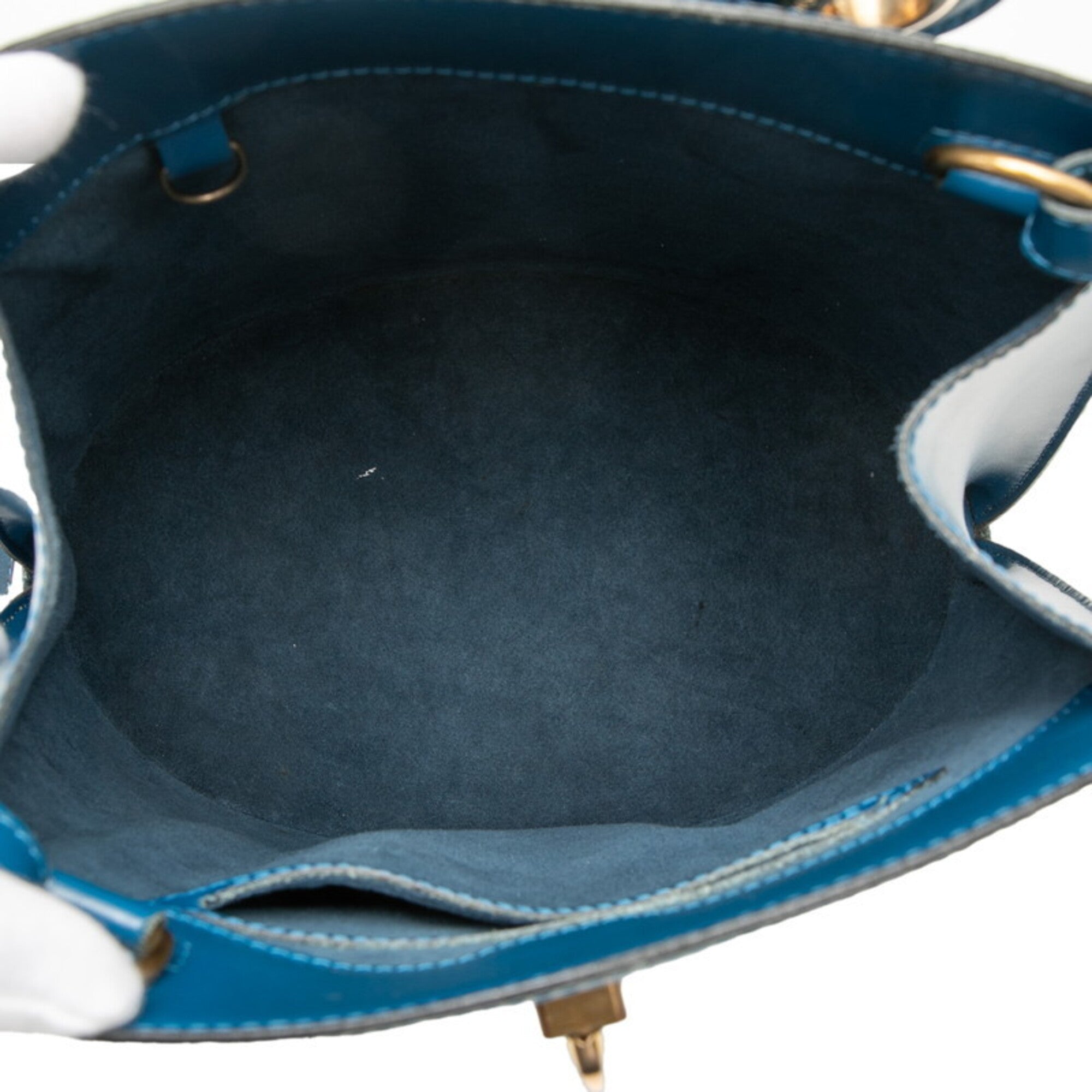 Louis Vuitton Toledo Blue Leather Shoulder Bag (Pre-Owned)