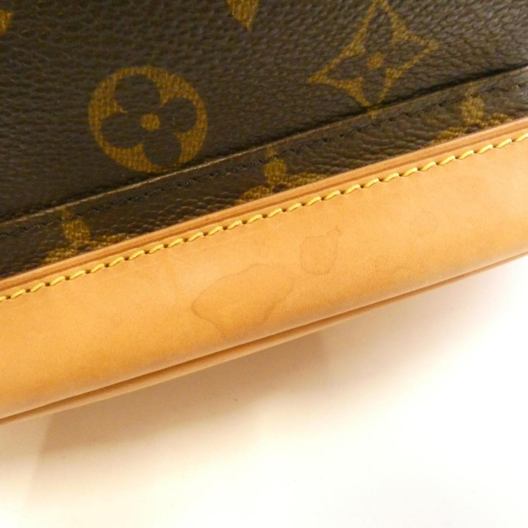 Louis Vuitton Marron Coated Canvas Backpack (Pre-Owned)