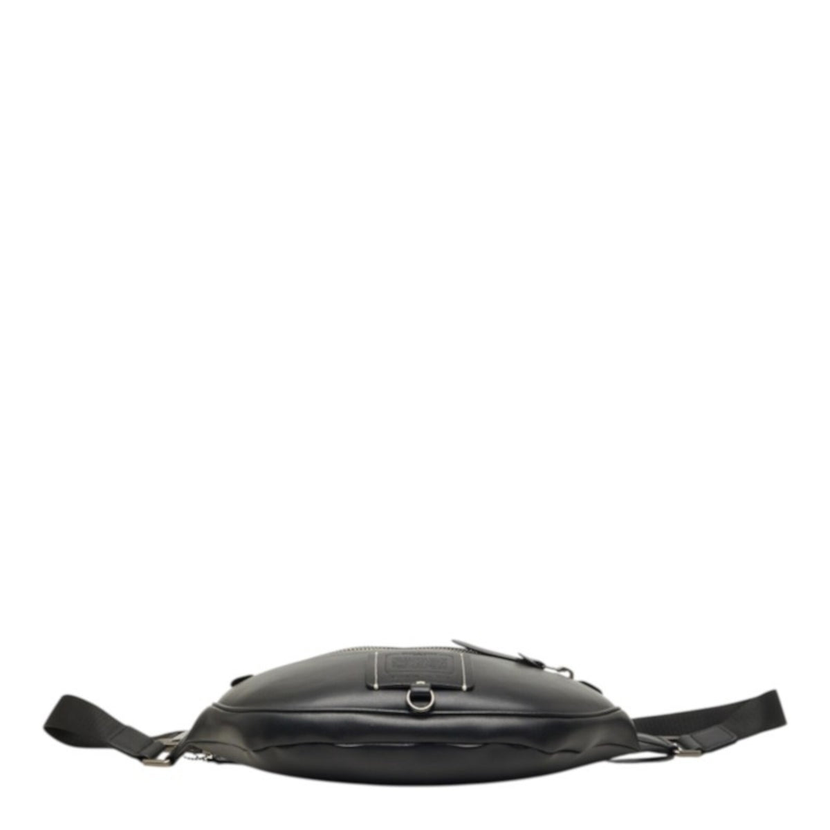 Coach Black Leather Fanny Pack (Pre-Owned)