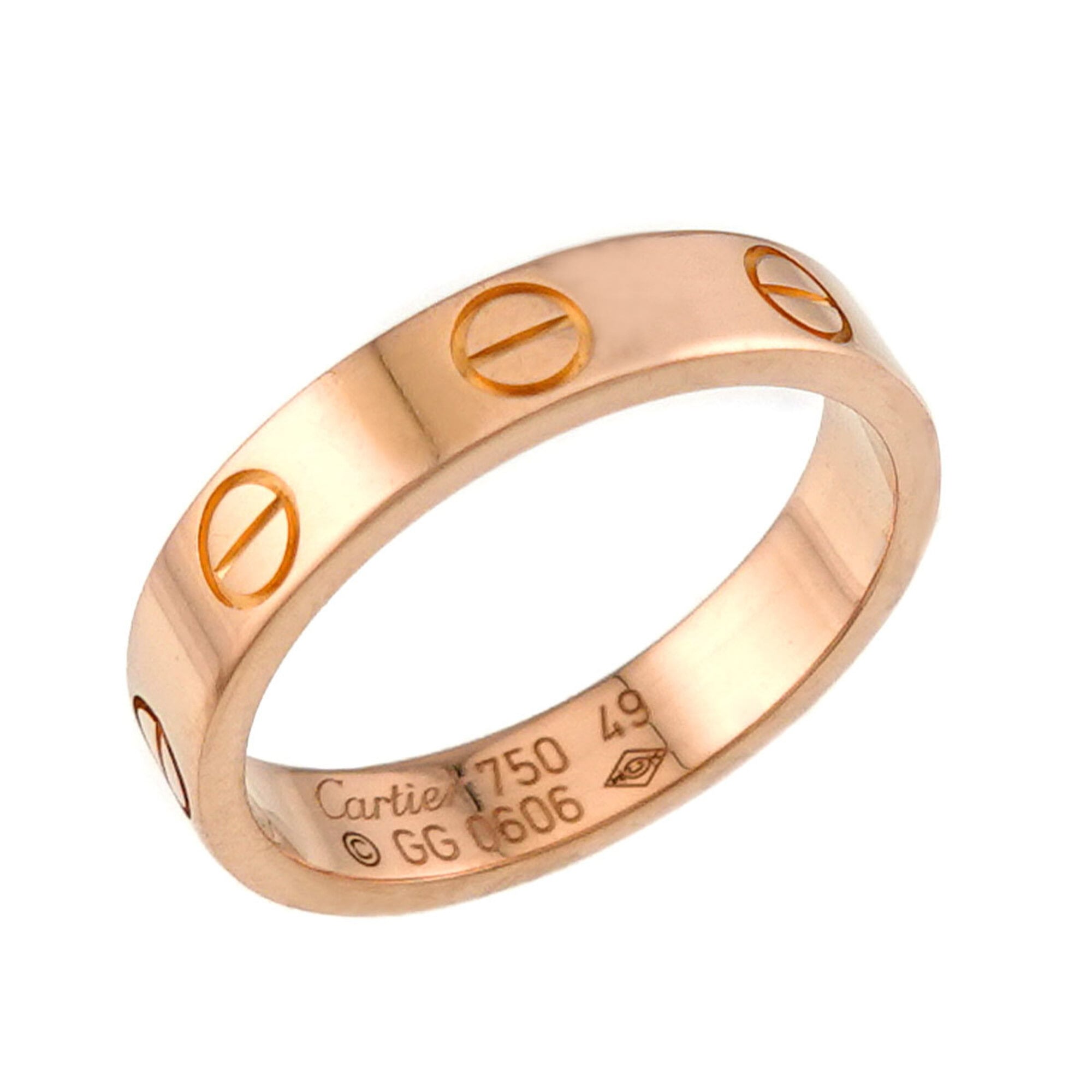 Cartier Pink Gold (18K) Band Ring (Pre-Owned)