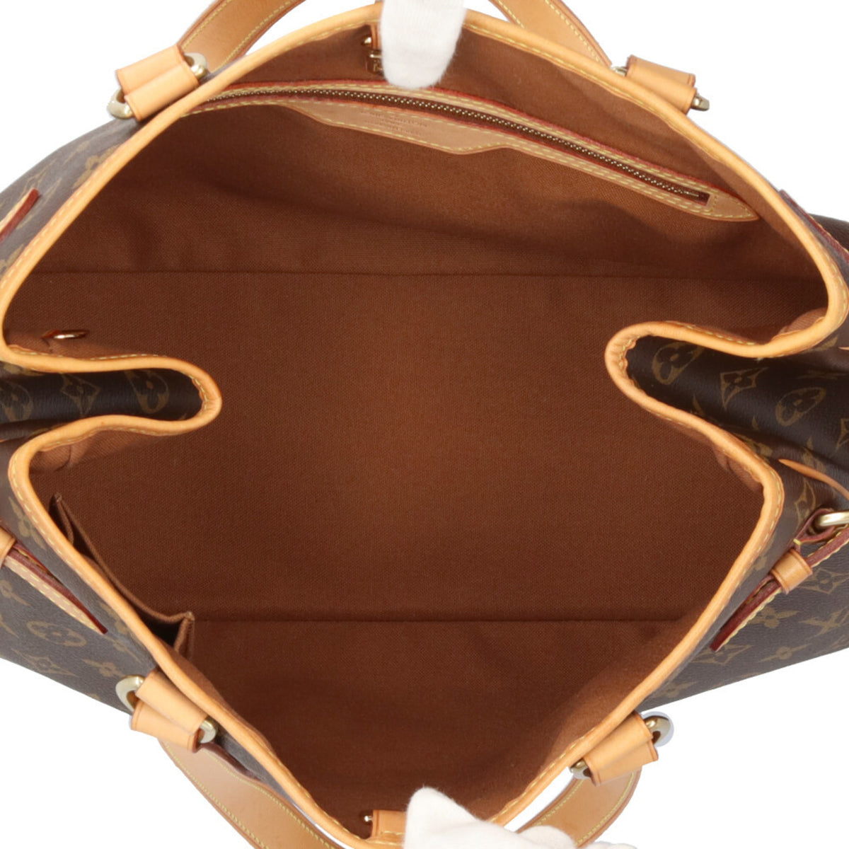 Louis Vuitton Brown Monogram Canvas Shoulder Bag (Pre-Owned)