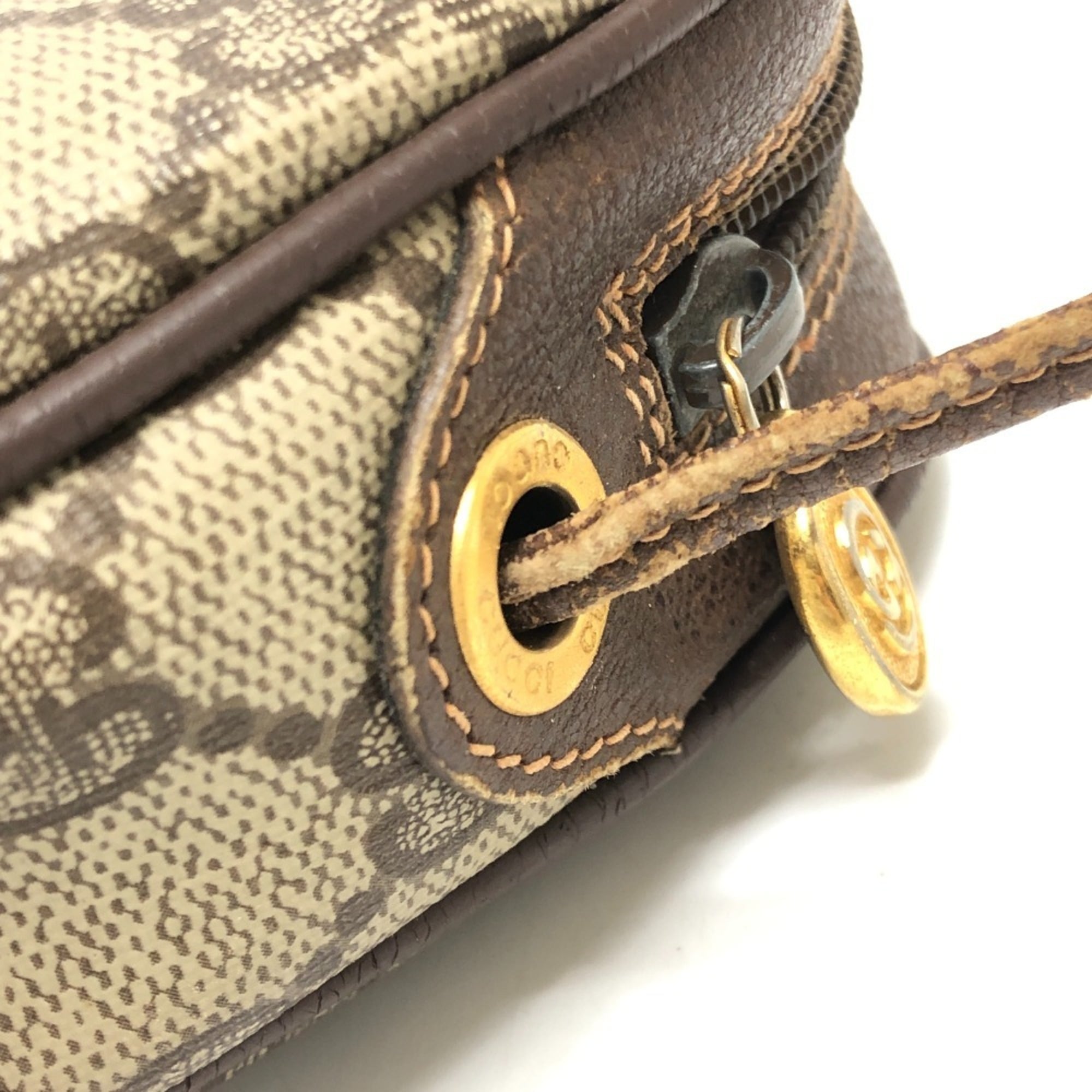 Gucci Beige Handbag Pochette Shoulder Bag (Pre-Owned)