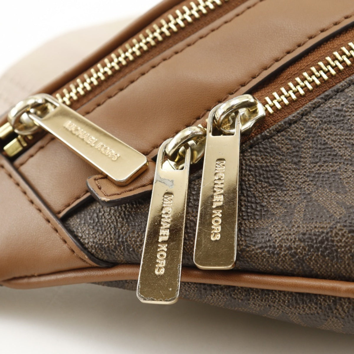 Michael Kors Brown Pvc Sling Bag (Pre-Owned)