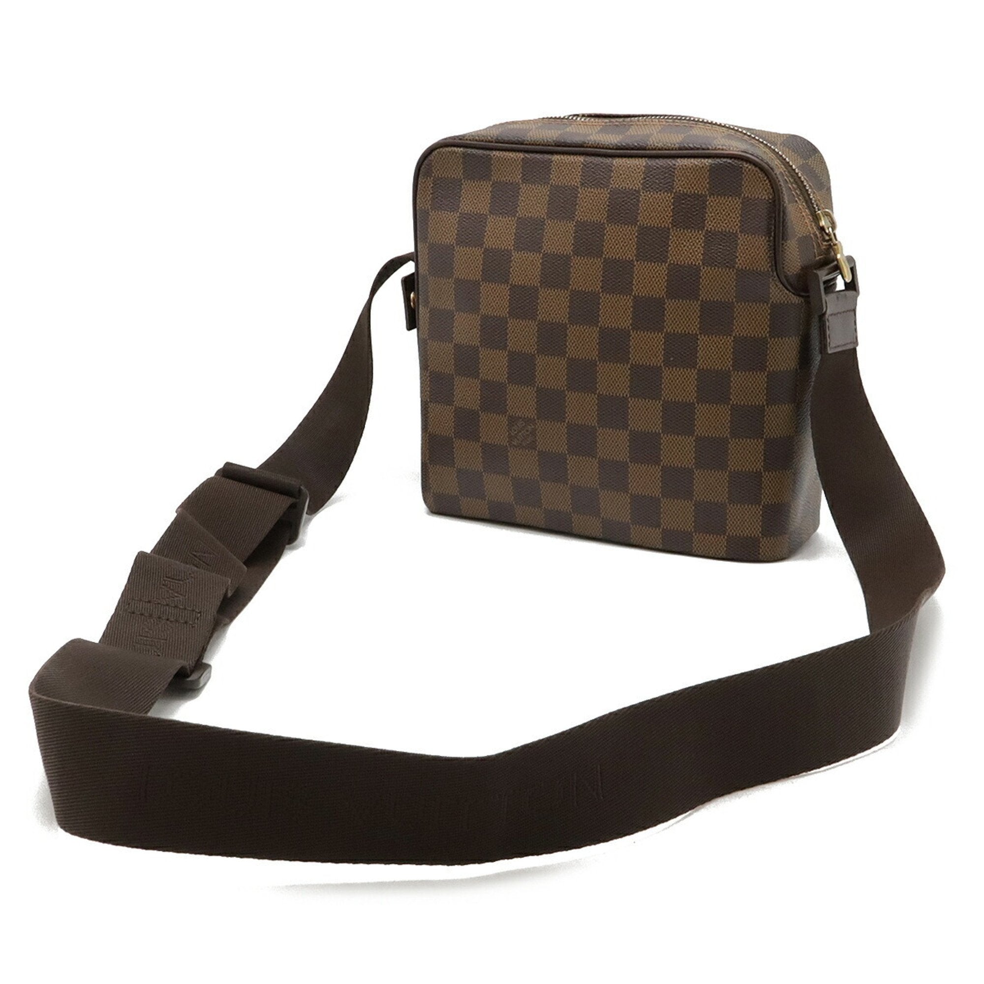 Louis Vuitton Brown Damier Canvas Pvc Pochette Shoulder Bag (Pre-Owned)