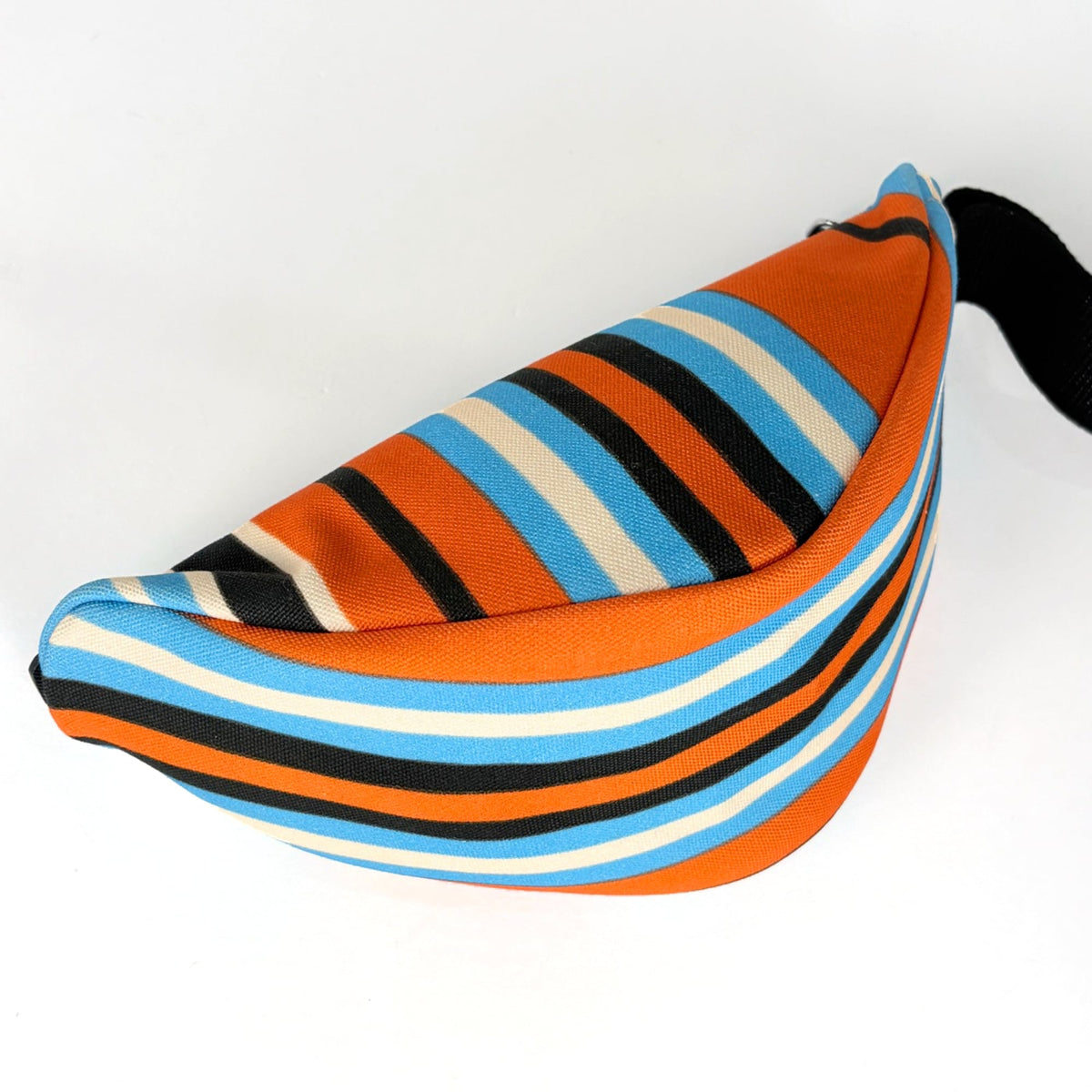 Prada Multi-Color Orange Canvas Pouch (Pre-Owned)