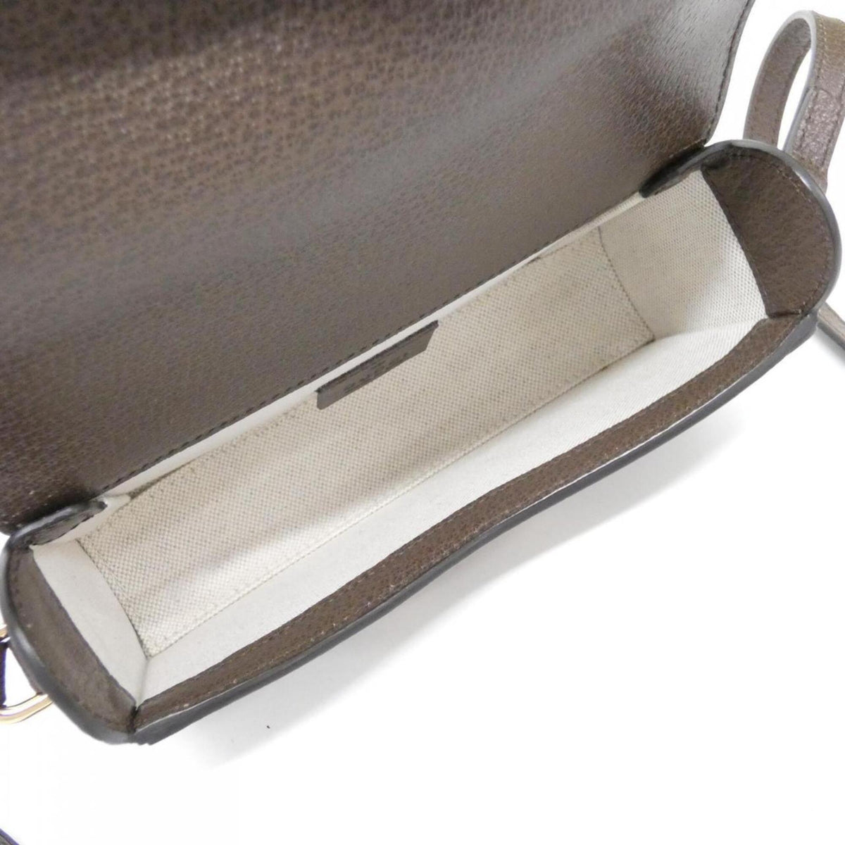 Gucci Brown Camel Gg Canvas Leather Shoulder Bag (Pre-Owned)