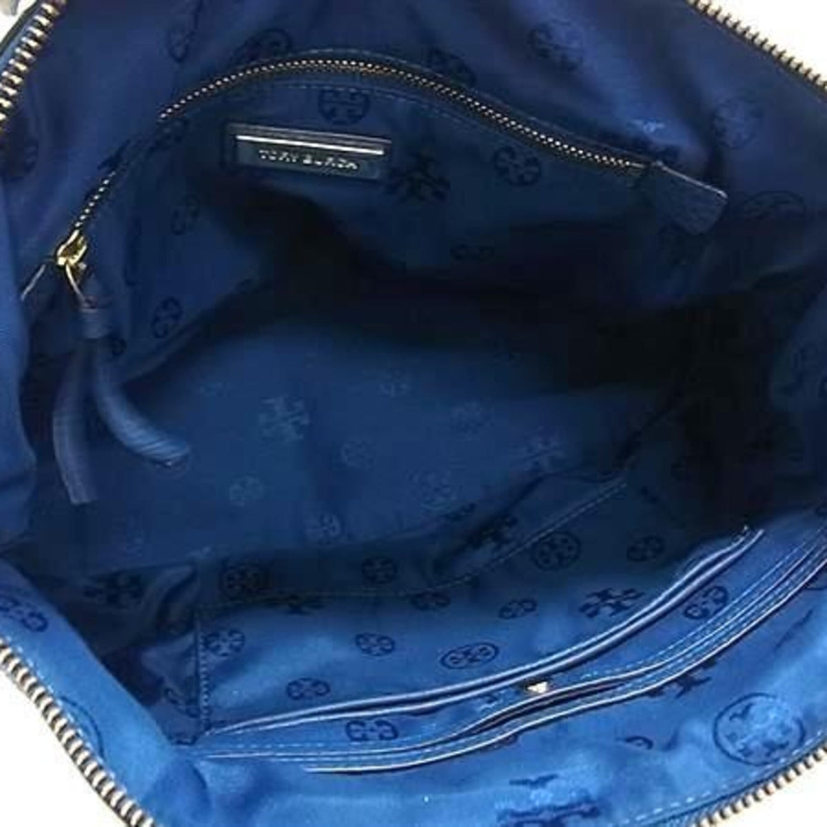 Tory Burch Blue Leather Handbag (Pre-Owned)