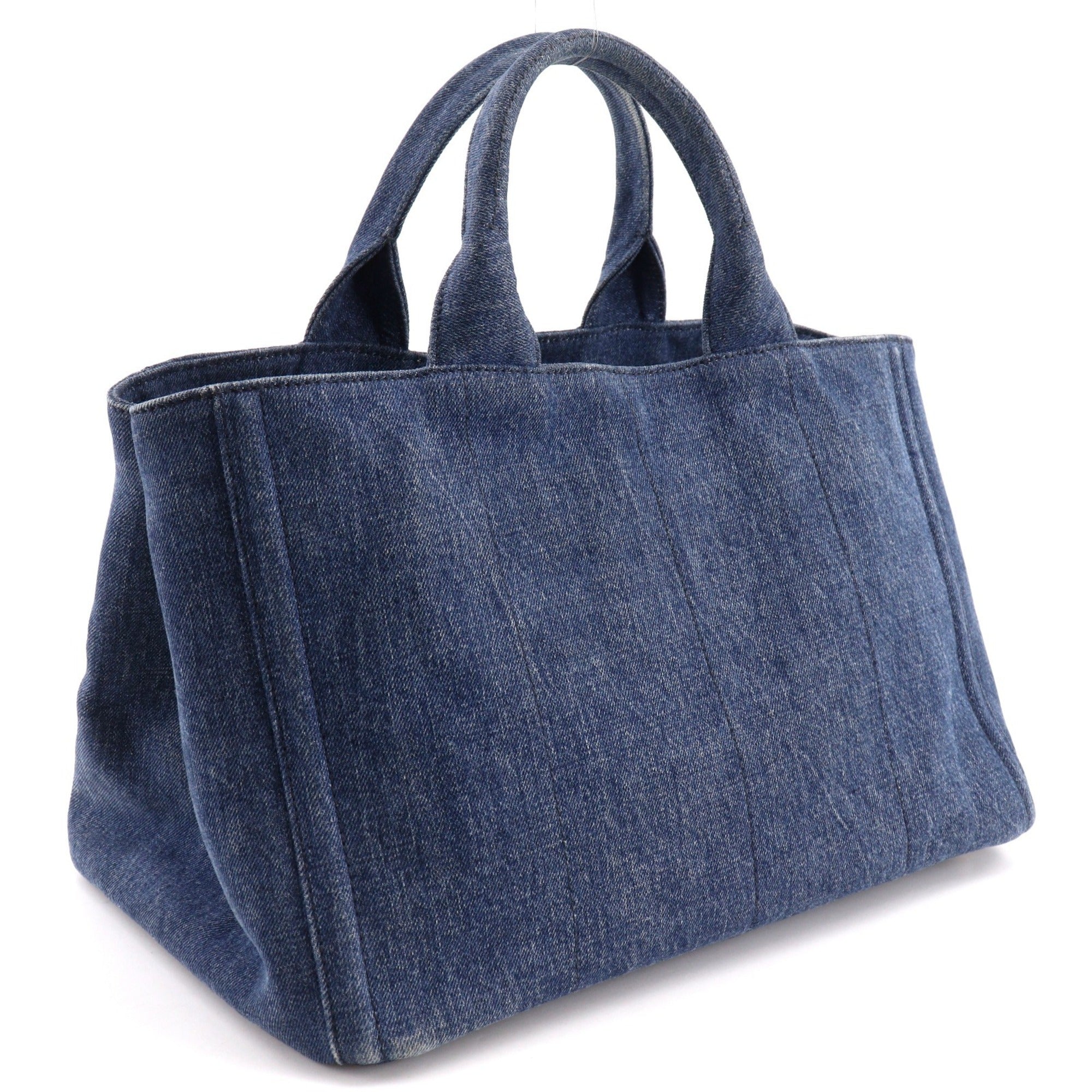 Prada Blue Denim Handbag (Pre-Owned)