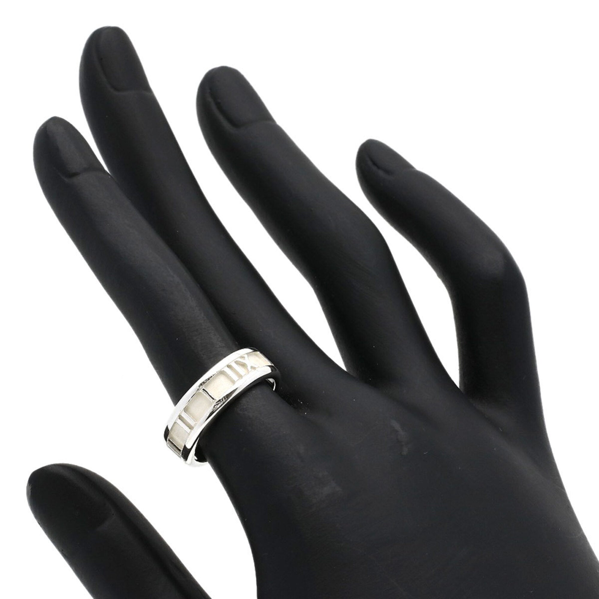 Tiffany Atlas Silver Band Ring (Pre-Owned)